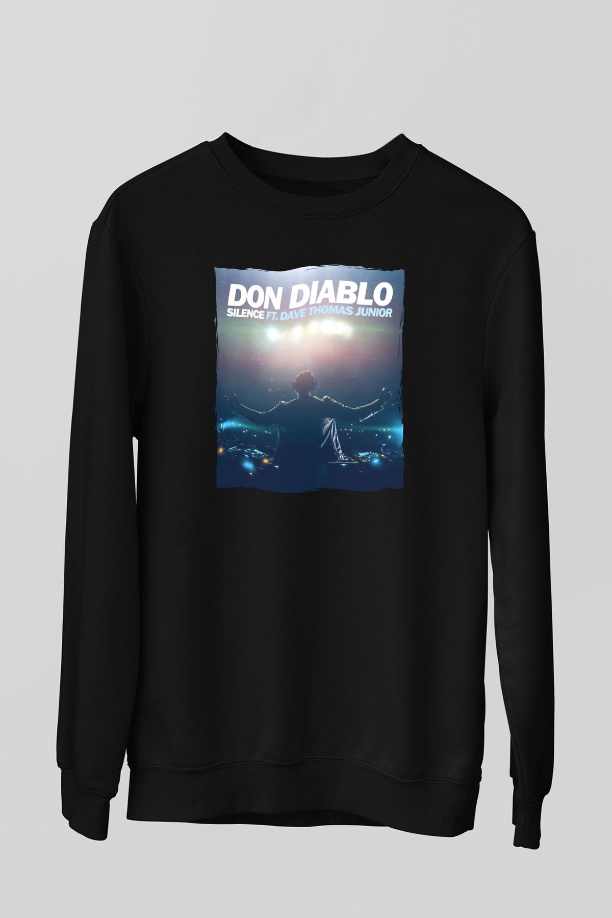 Don Diablo Siyah Unisex Sweatshirt