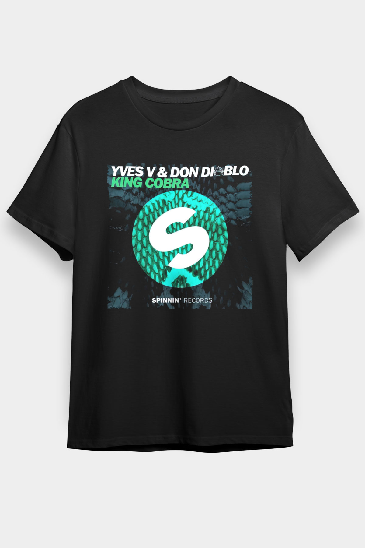 Don Diablo Siyah Unisex Tişört T-Shirt - TişörtFabrikası