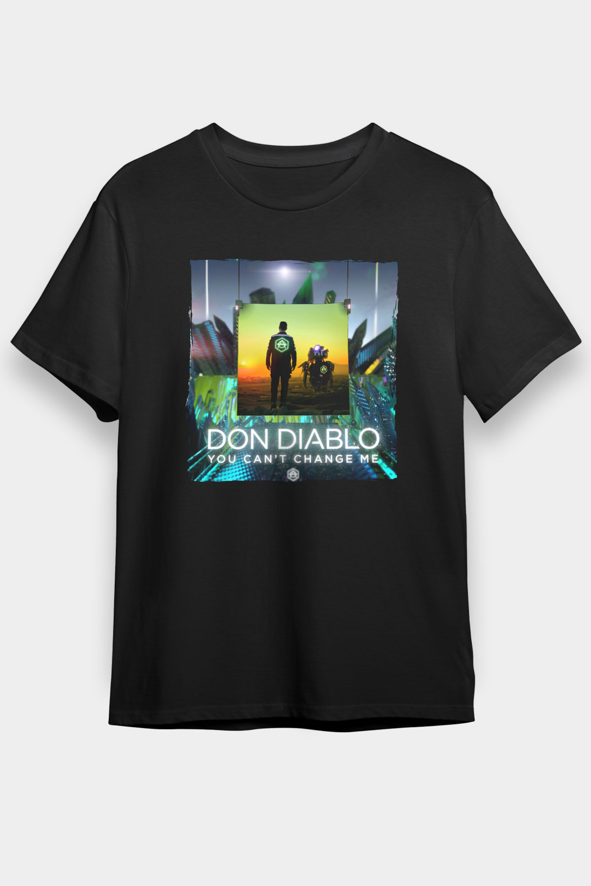 Don Diablo Siyah Unisex Tişört T-Shirt - TişörtFabrikası