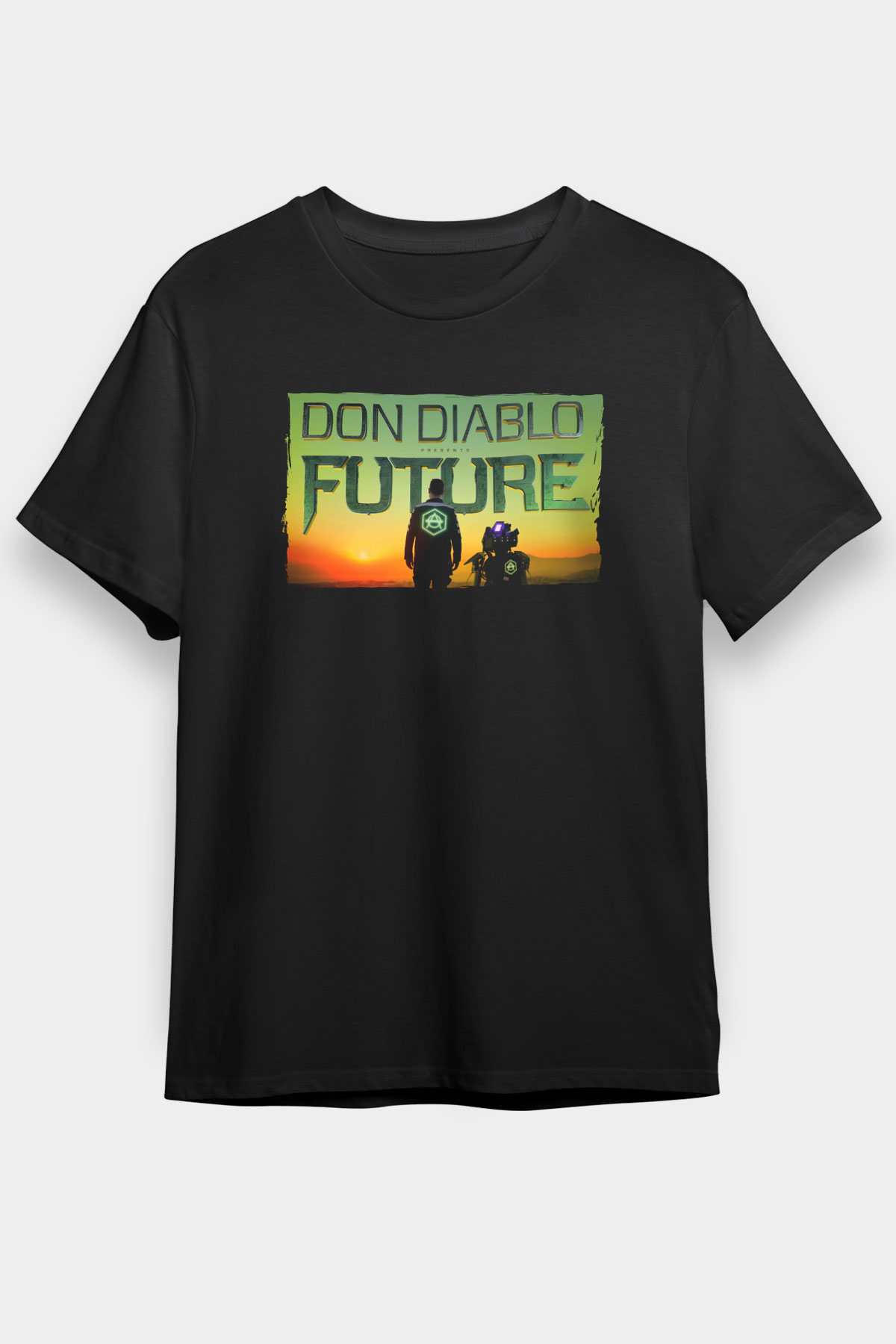 Don Diablo Siyah Unisex Tişört T-Shirt - TişörtFabrikası