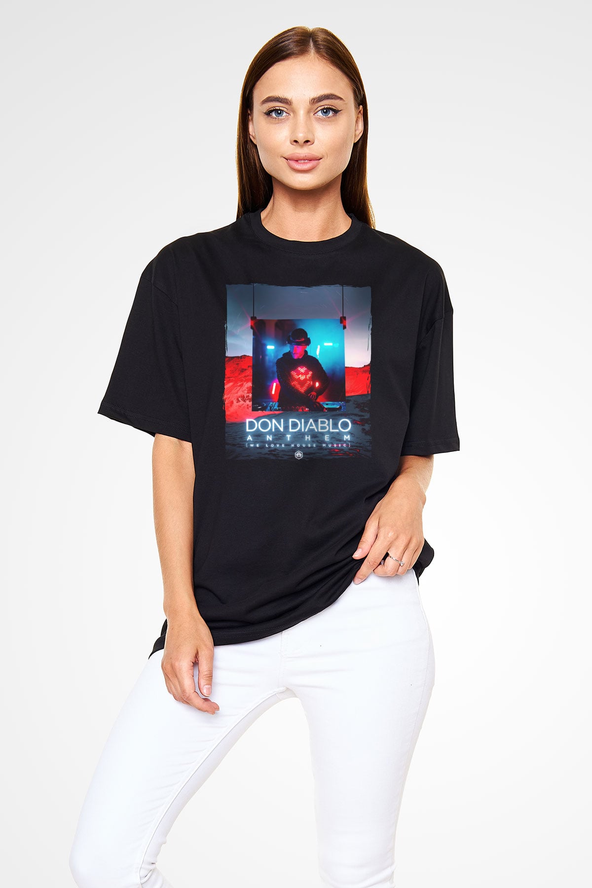 Don Diablo Siyah Unisex Tişört T-Shirt - TişörtFabrikası
