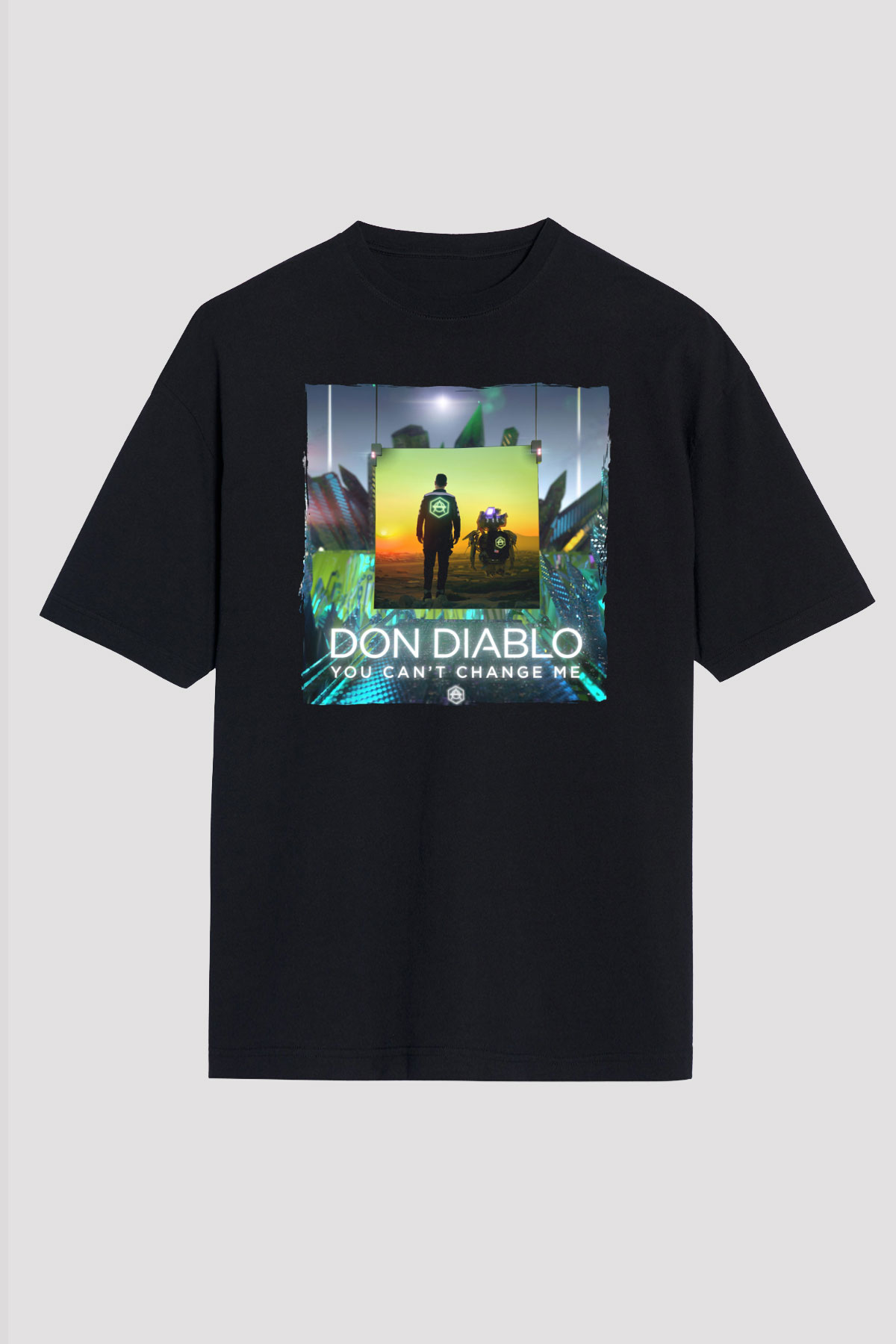 Don Diablo Siyah Unisex Tişört T-Shirt - TişörtFabrikası