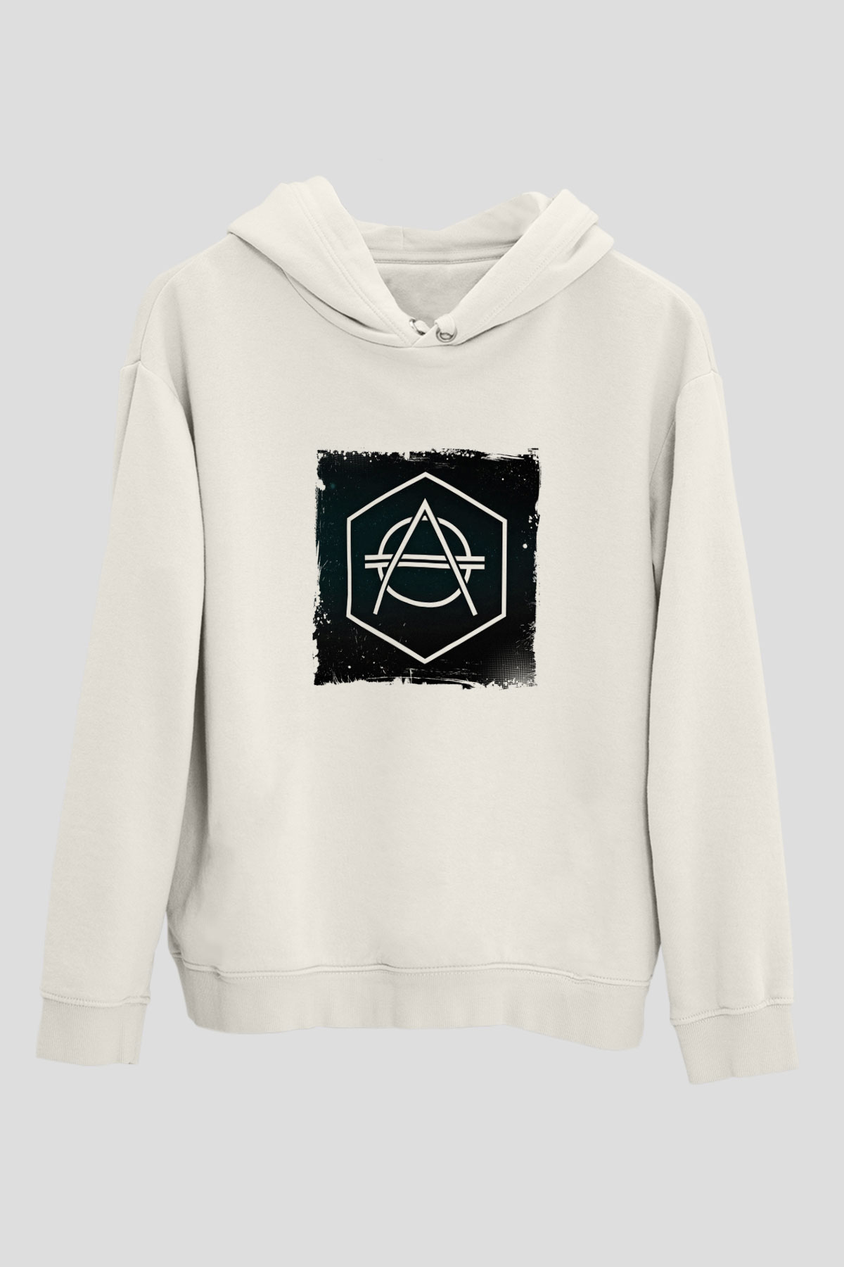 Don DiabloBaskılı Beyaz Hoodie