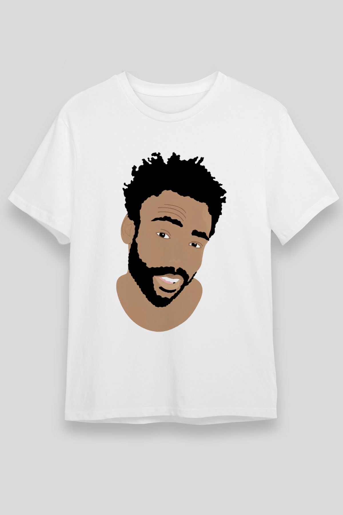 Donald Glover Beyaz Unisex Tişört T-Shirt - TişörtFabrikası