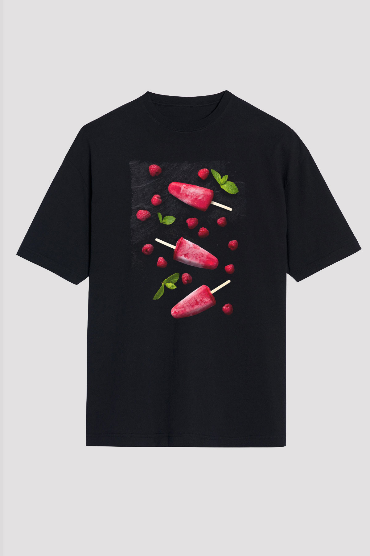 Dondurmacı Siyah Unisex Tişört T-Shirt - TişörtFabrikası