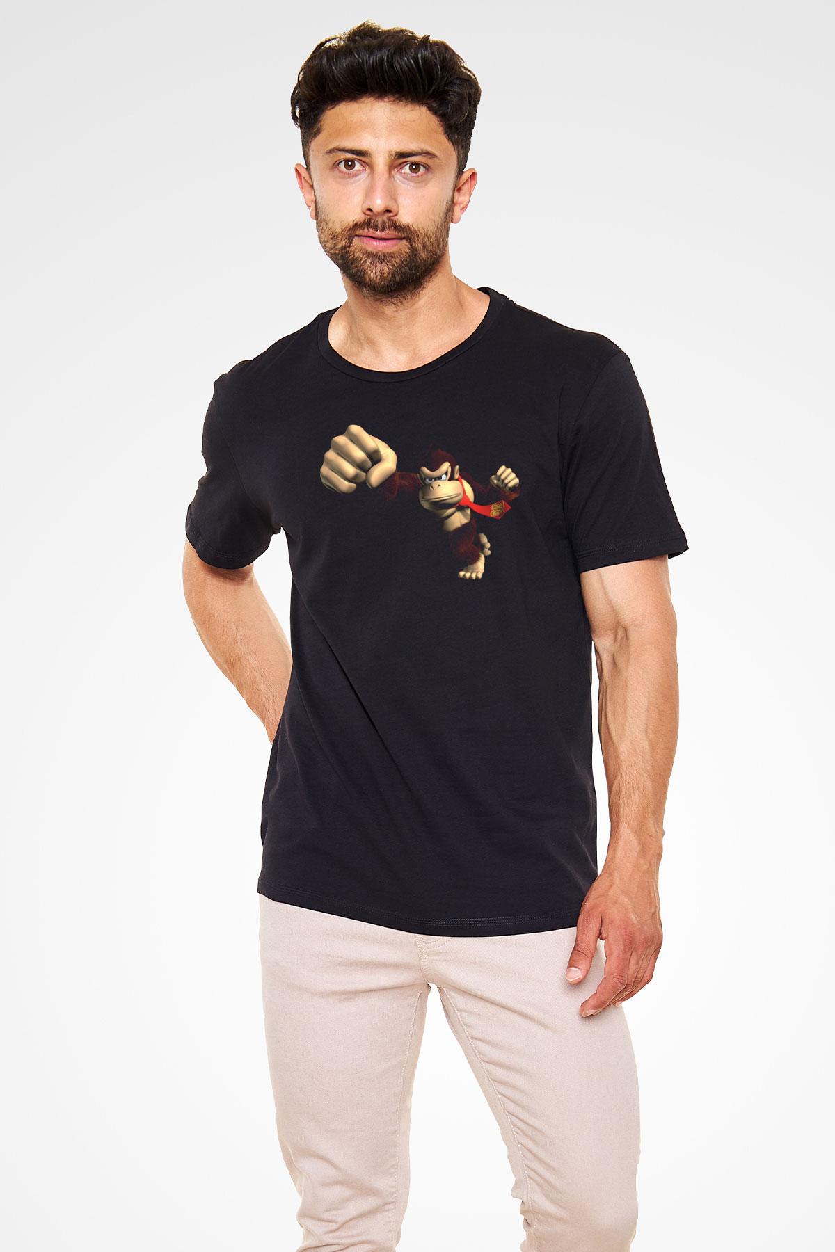 Donkey Kong Siyah Unisex Tişört T-Shirt