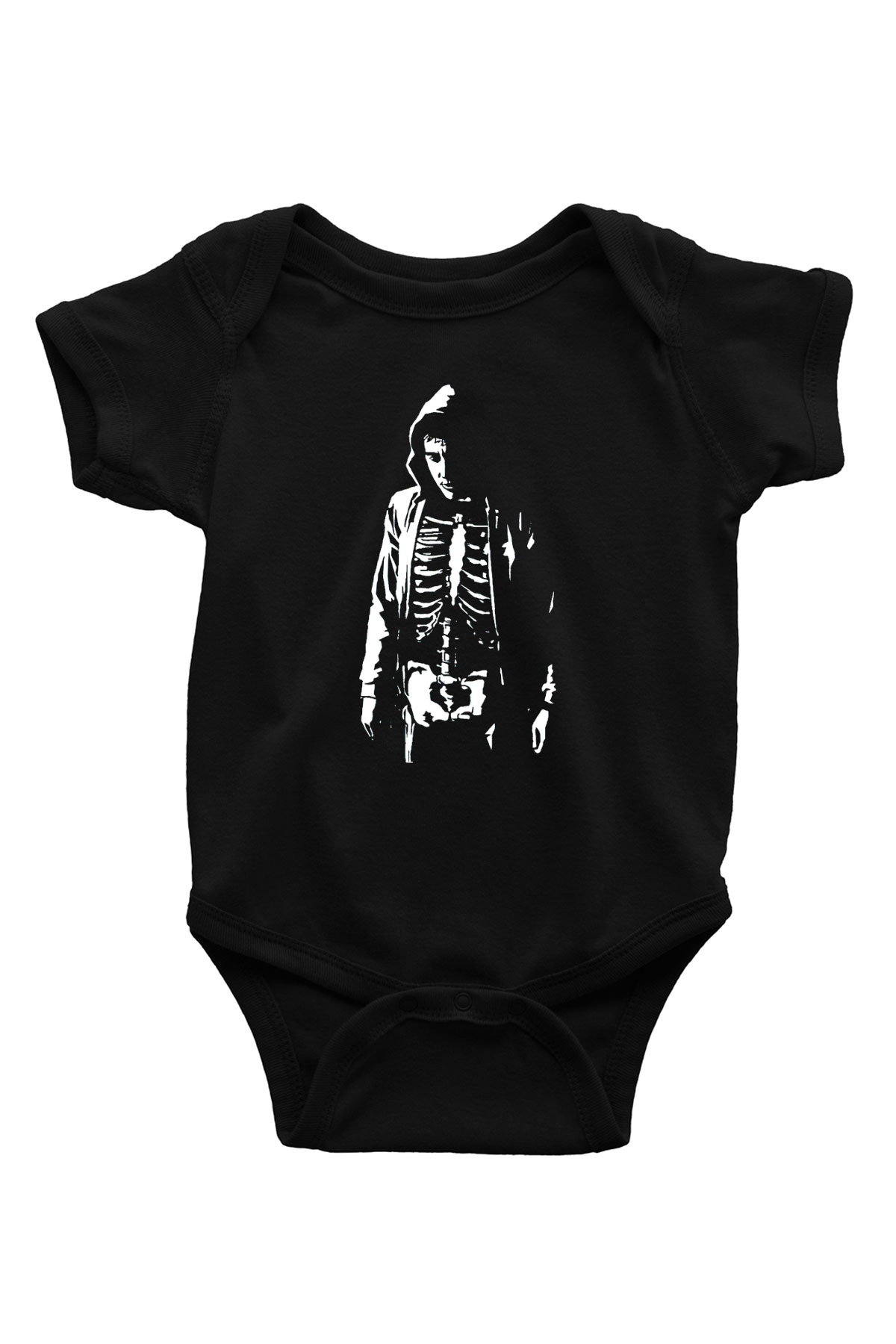 Donnie Darko Baskılı Unisex Siyah Bebek Body - Zıbın