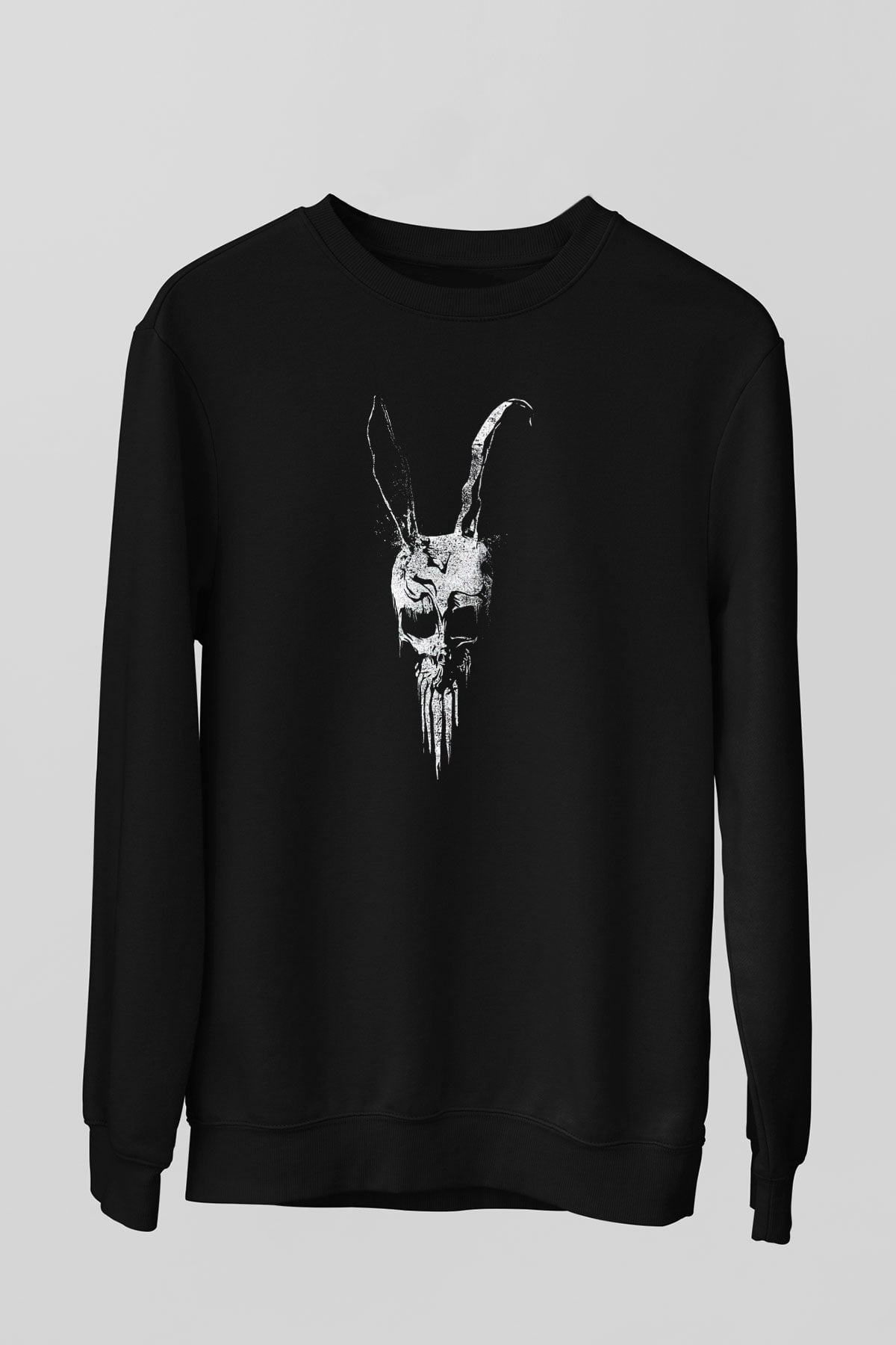 Donnie Darko Baskılı Unisex Siyah Sweatshirt