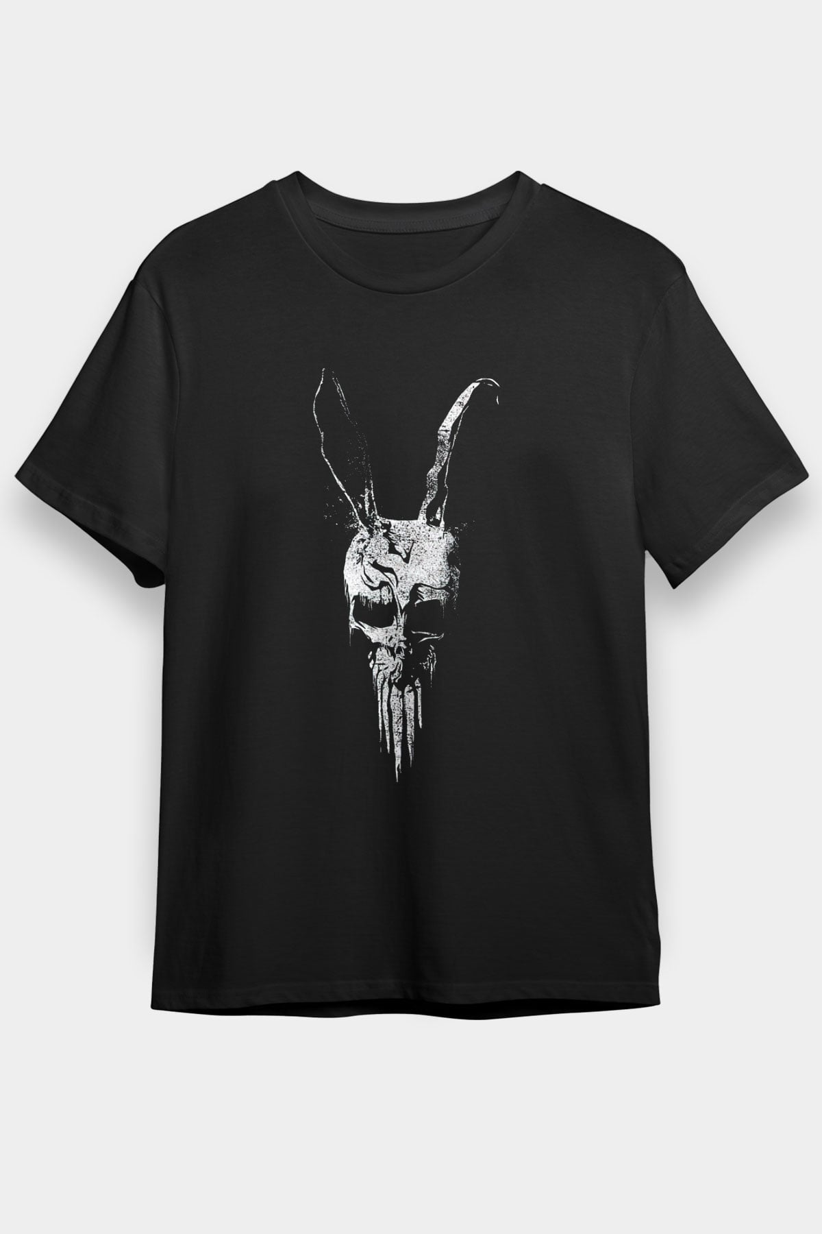 Donnie Darko Baskılı Unisex Siyah Tişört - Tshirt