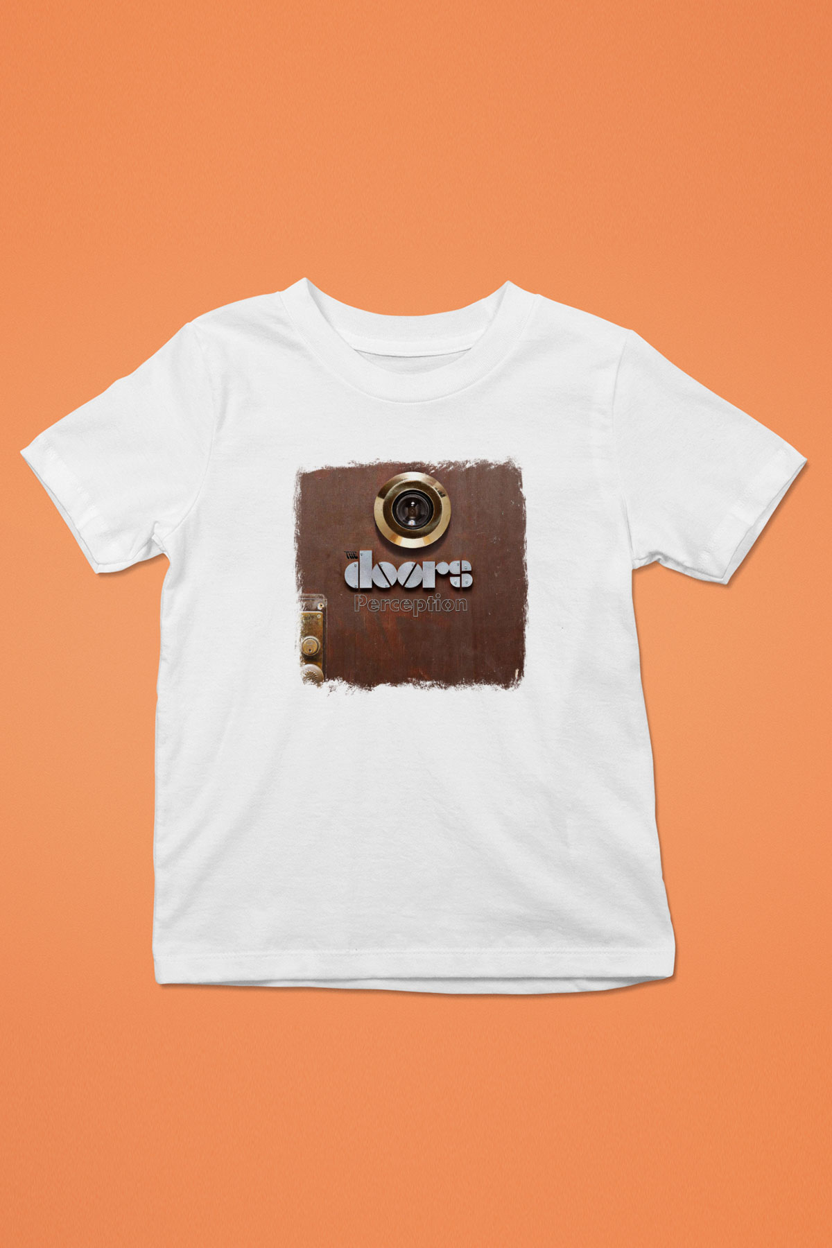 Doors Baskılı Unisex Beyaz Çocuk Tişört