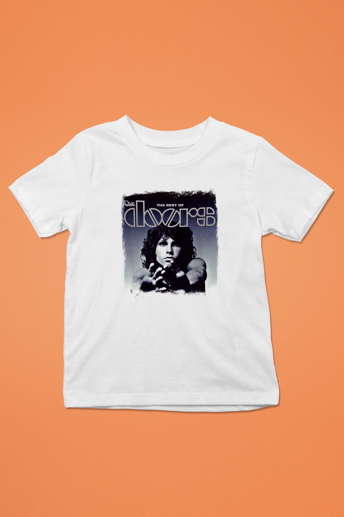 Doors Baskılı Unisex Beyaz Çocuk Tişört