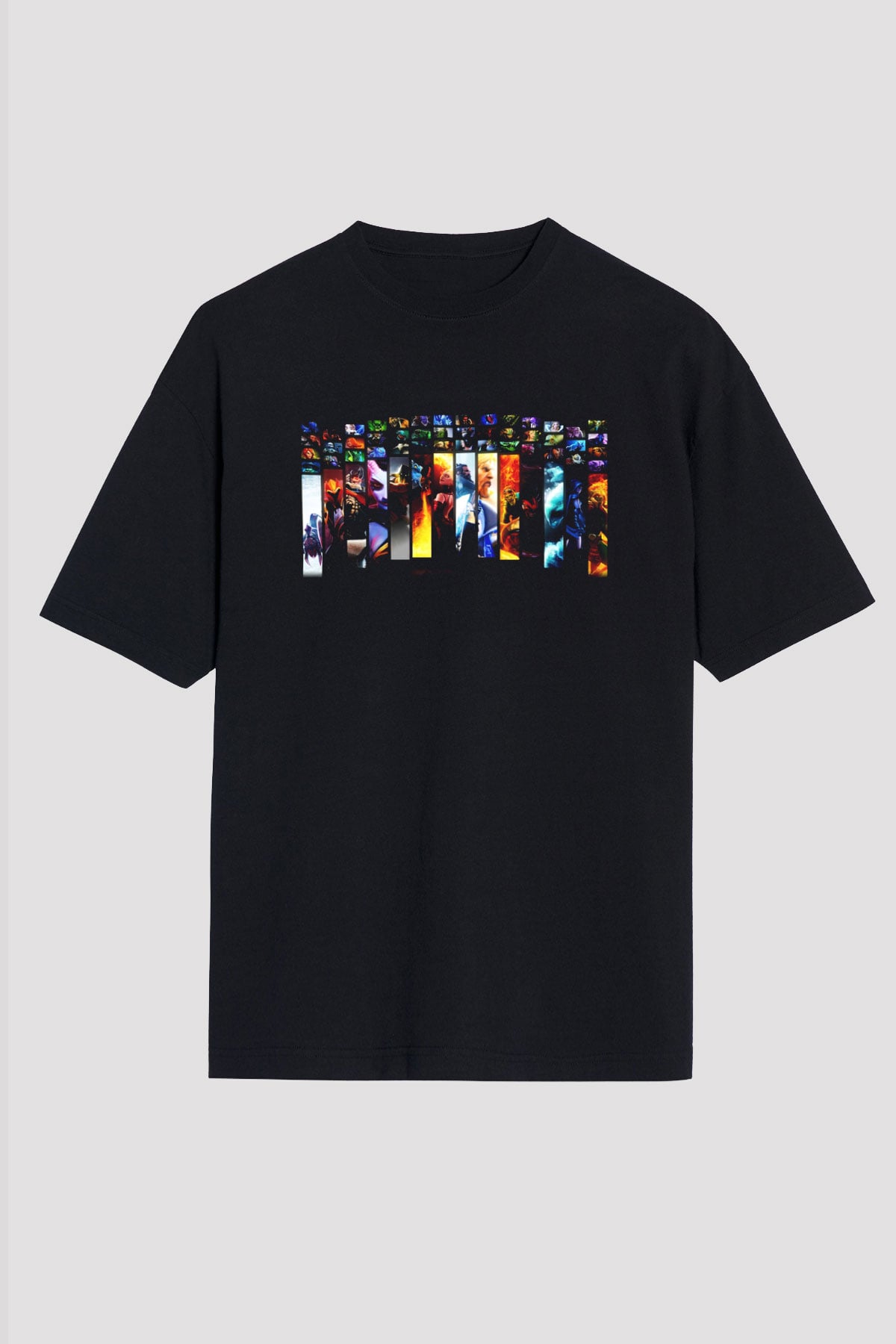 Dota 2 Siyah Unisex Oversize Tişört T-Shirt