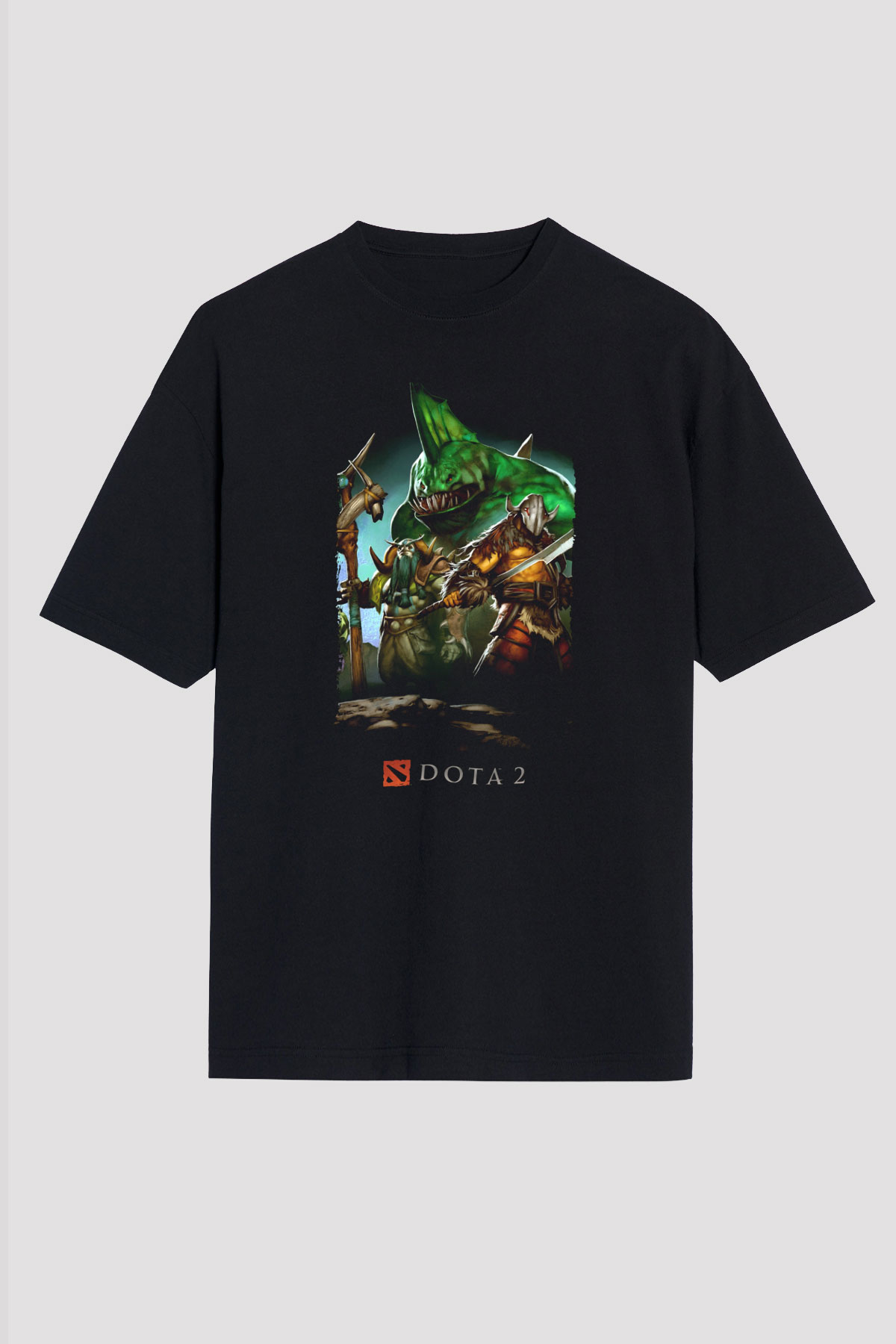 Dota 2 Siyah Unisex Tişört T-Shirt