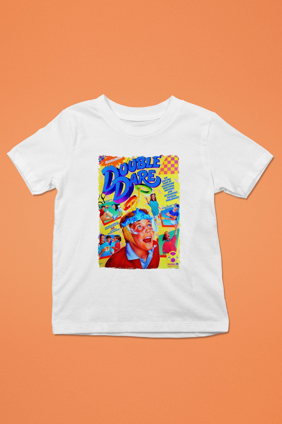 Double Dare Beyaz Unisex  Çocuk Tişört