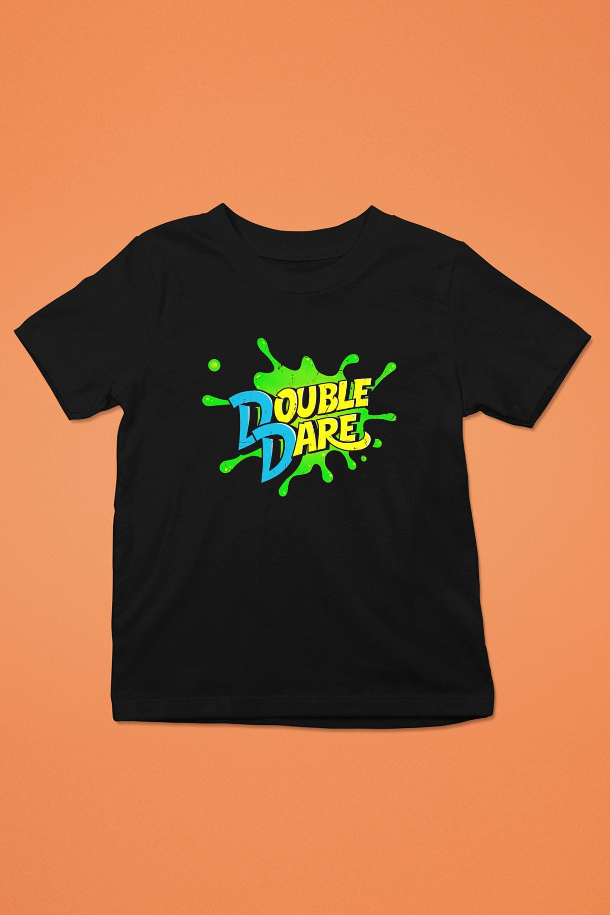 Double Dare Siyah Unisex  Çocuk Tişört