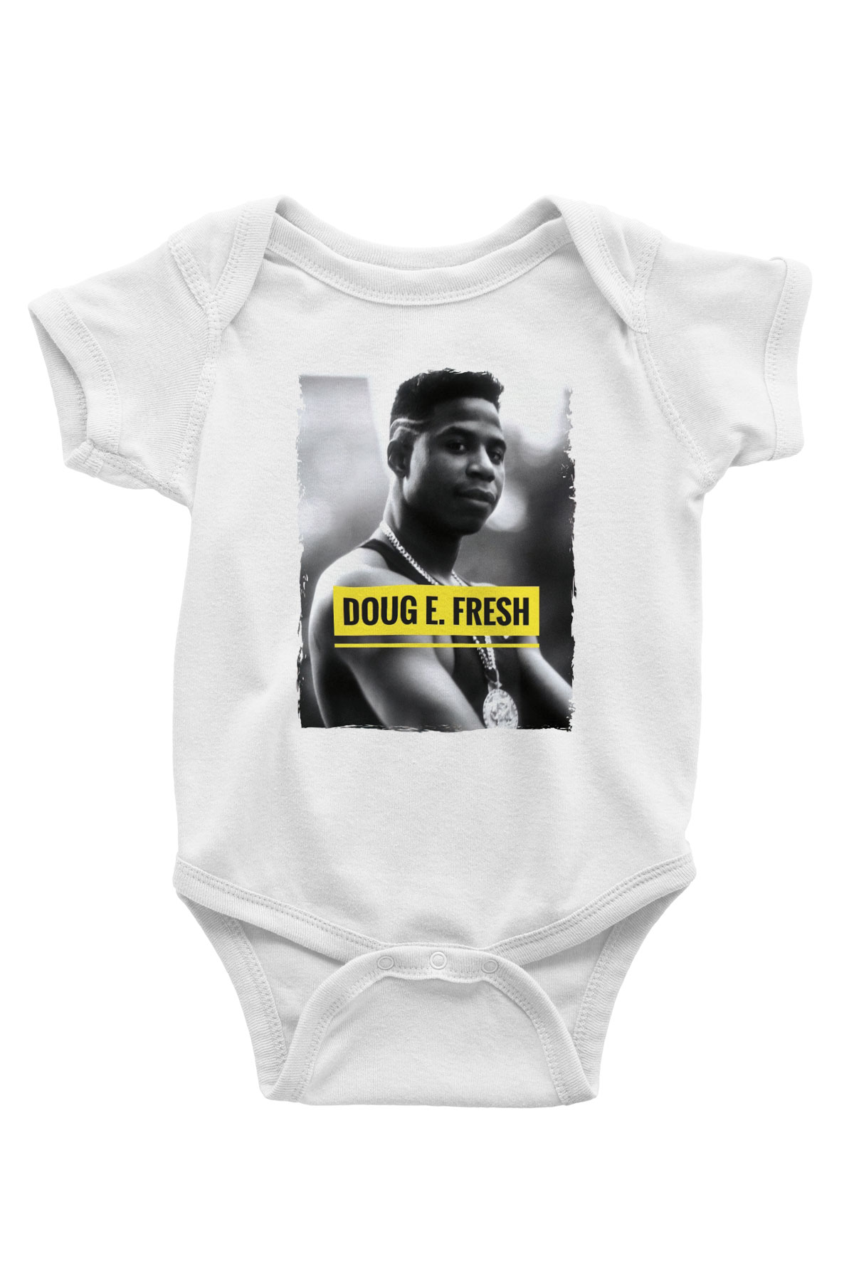 Doug E. Fresh Beyaz Bebek Body - Zıbın