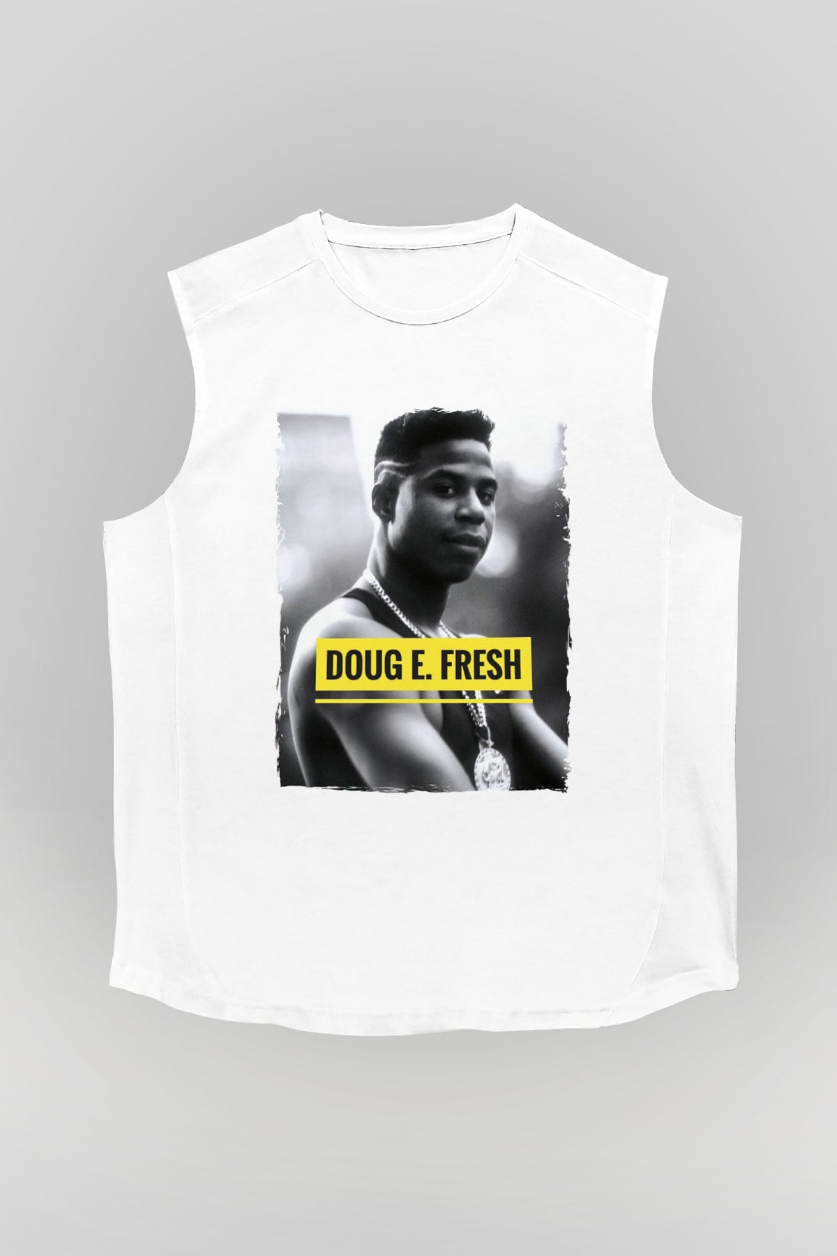 Doug E. Fresh Beyaz Unisex Kolsuz Tişört