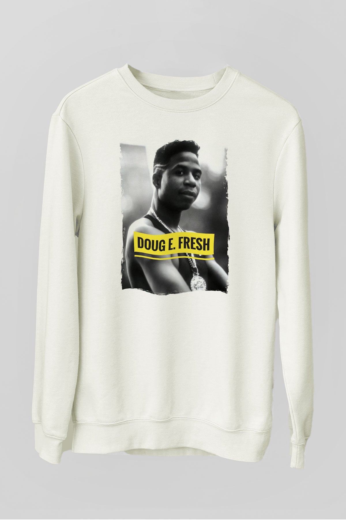 Doug E. Fresh Beyaz Unisex Sweatshirt