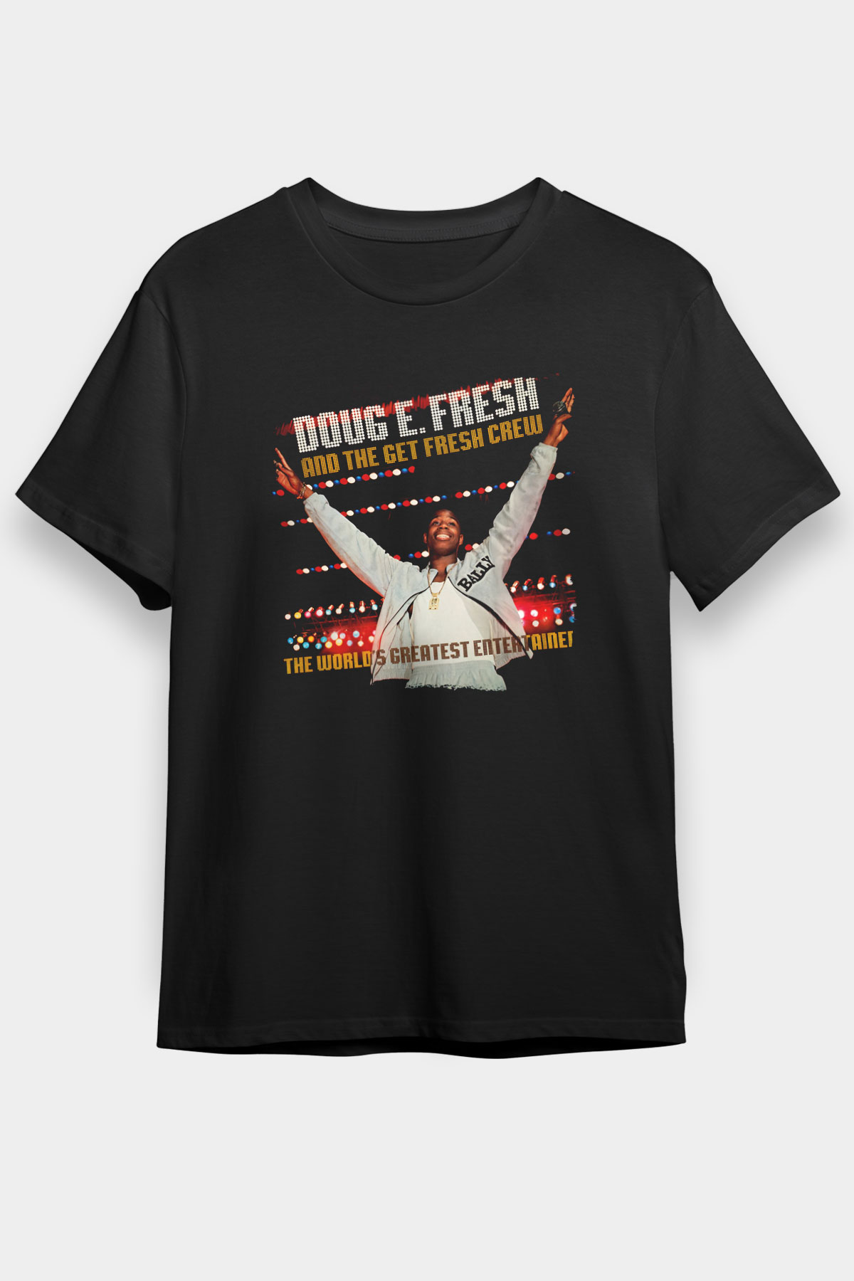 Doug E. Fresh Siyah Unisex Tişört T-Shirt - TişörtFabrikası