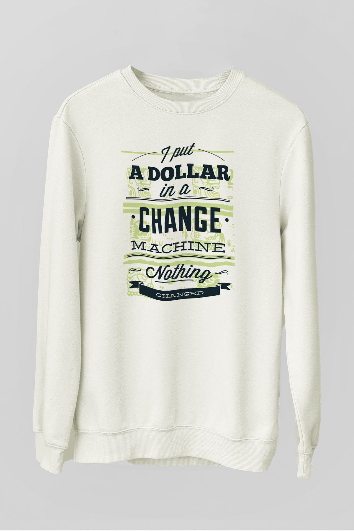 Dövizci Beyaz Unisex Sweatshirt