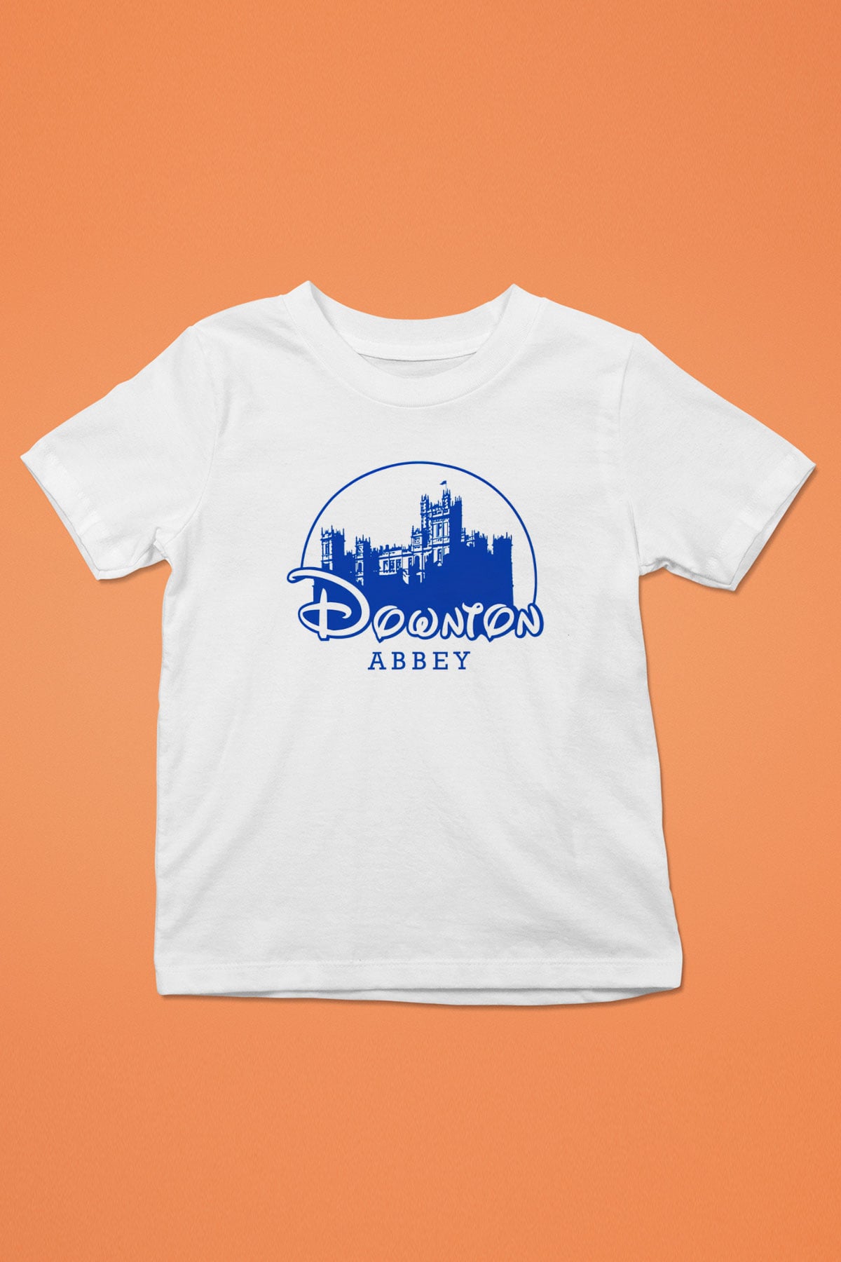 Downtown Abbey Beyaz Unisex Çocuk Tişört