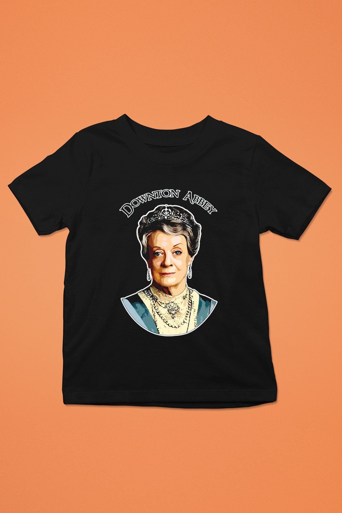 Downtown Abbey Siyah Unisex Çocuk Tişört