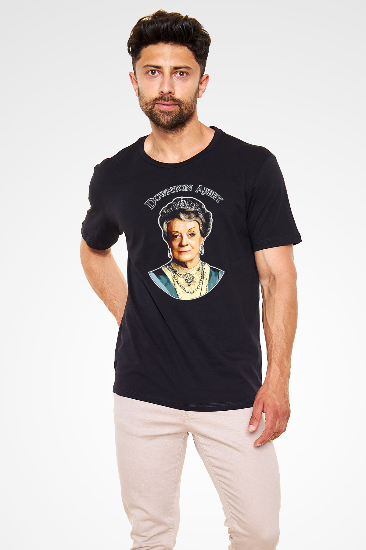 Downtown Abbey Siyah Unisex Tişört T-Shirt