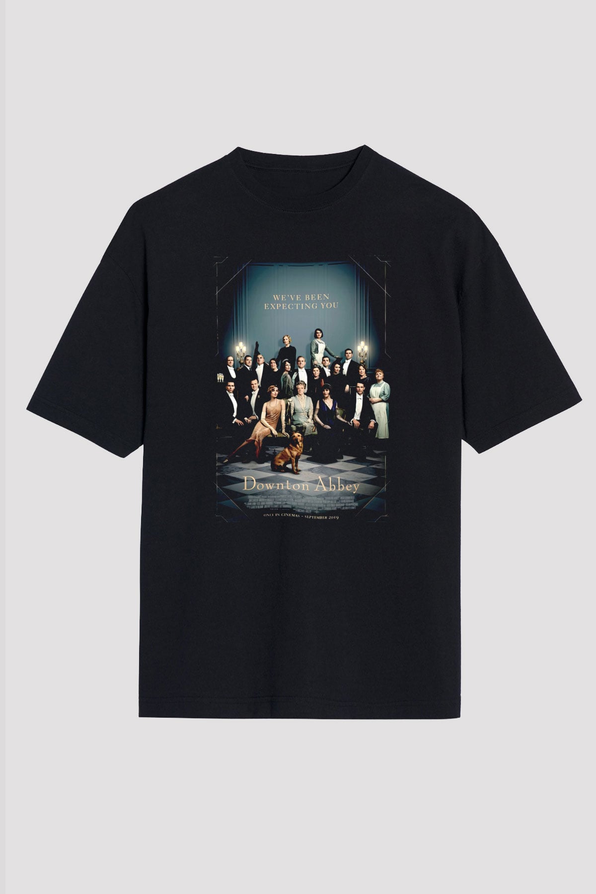 Downtown Abbey Siyah Unisex Tişört T-Shirt