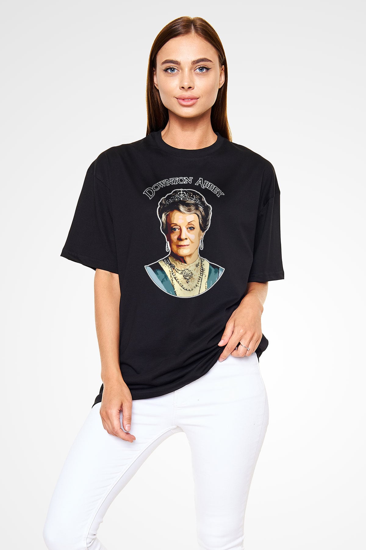 Downtown Abbey Siyah Unisex Tişört T-Shirt