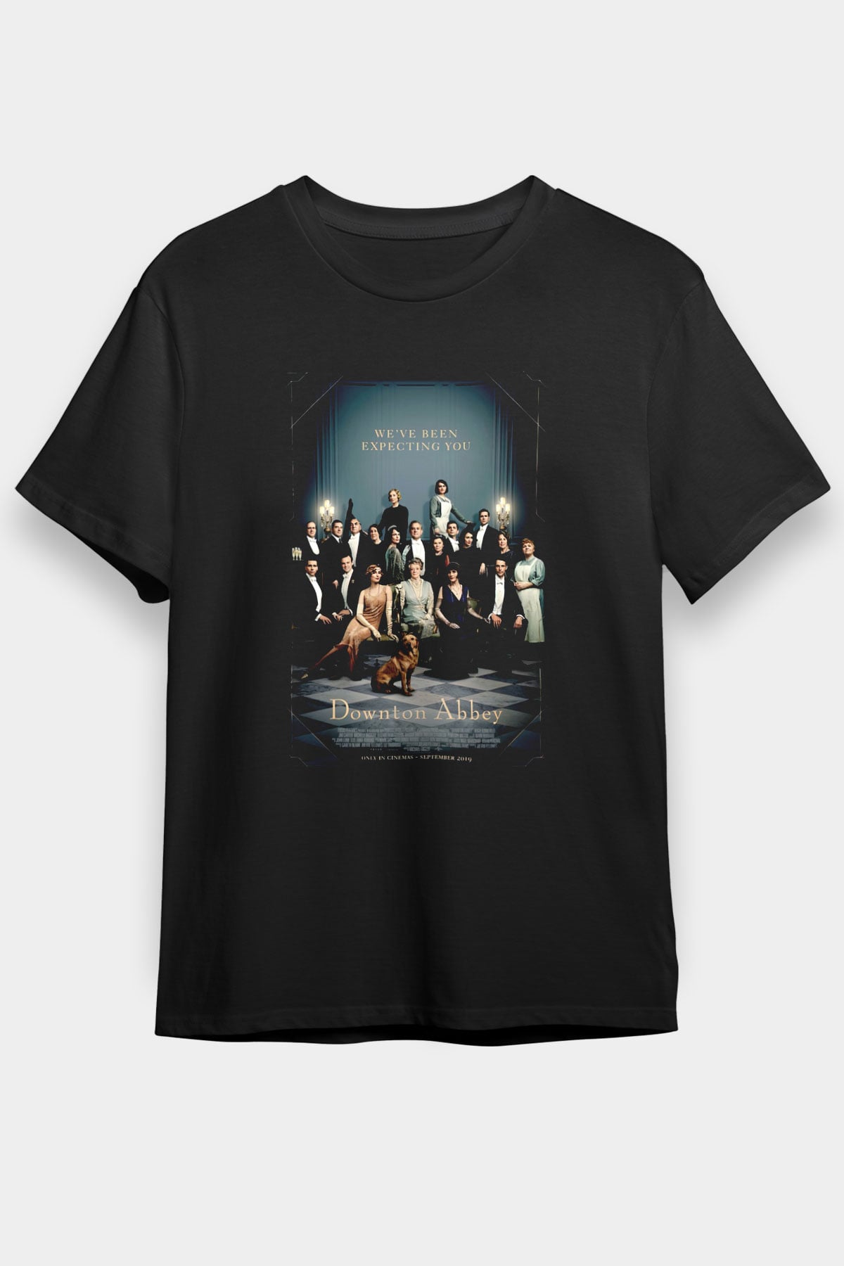 Downtown Abbey Siyah Unisex Tişört T-Shirt