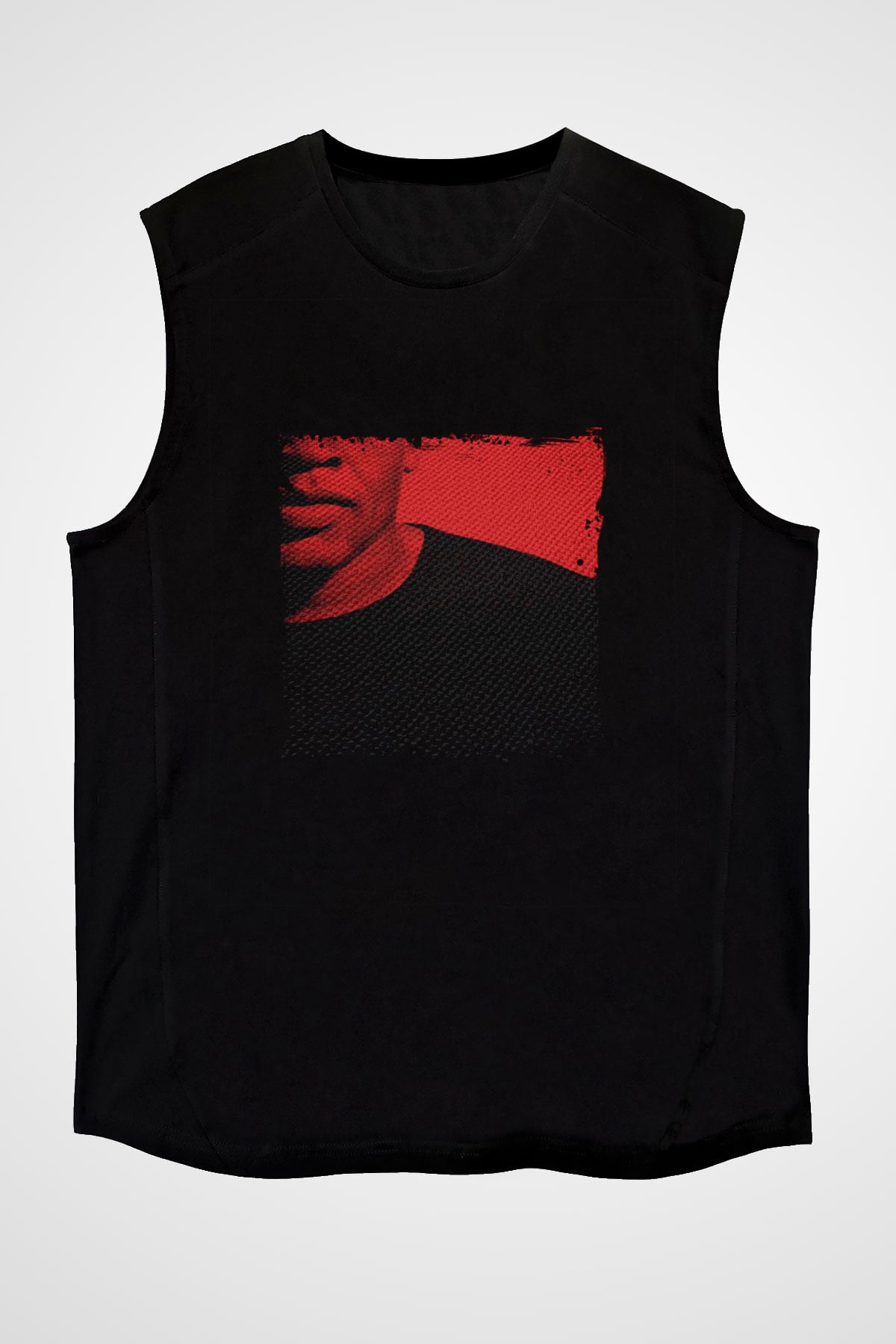 Dr. Dre Baskılı Unisex Siyah Kolsuz Tişört