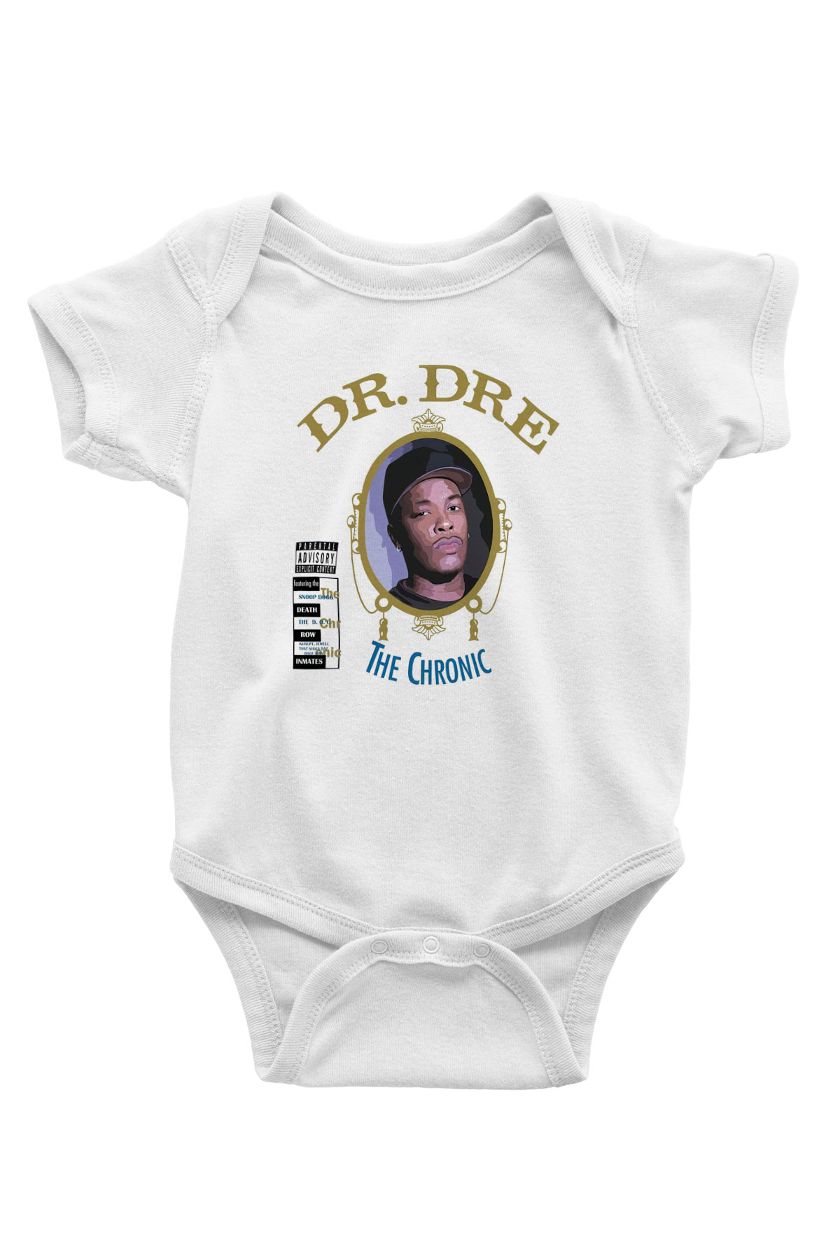 Dr.Dre Beyaz Bebek Body - Zıbın