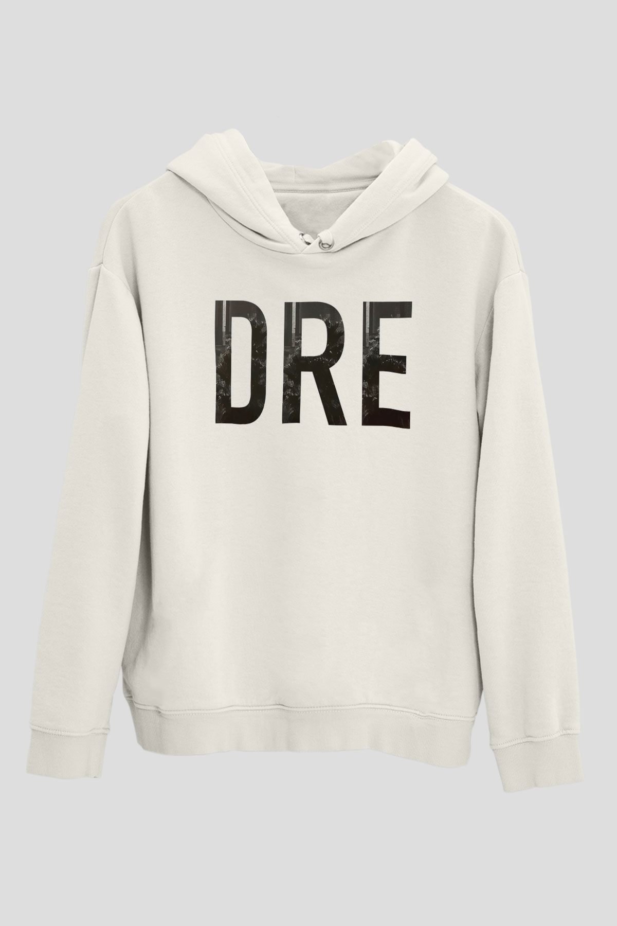 Dr.Dre Beyaz Unisex Kapşonlu Sweatshirt