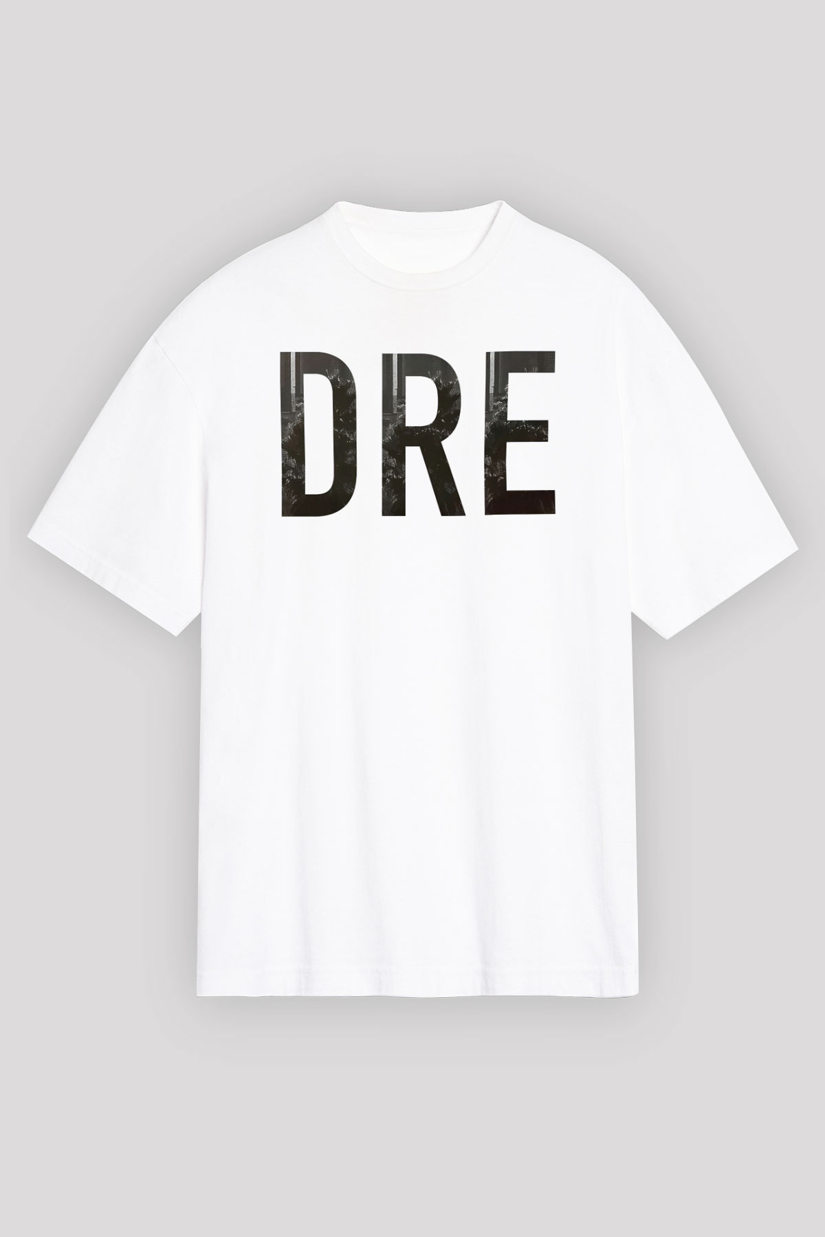 Dr.Dre Beyaz Unisex Oversize Tişört T-Shirt