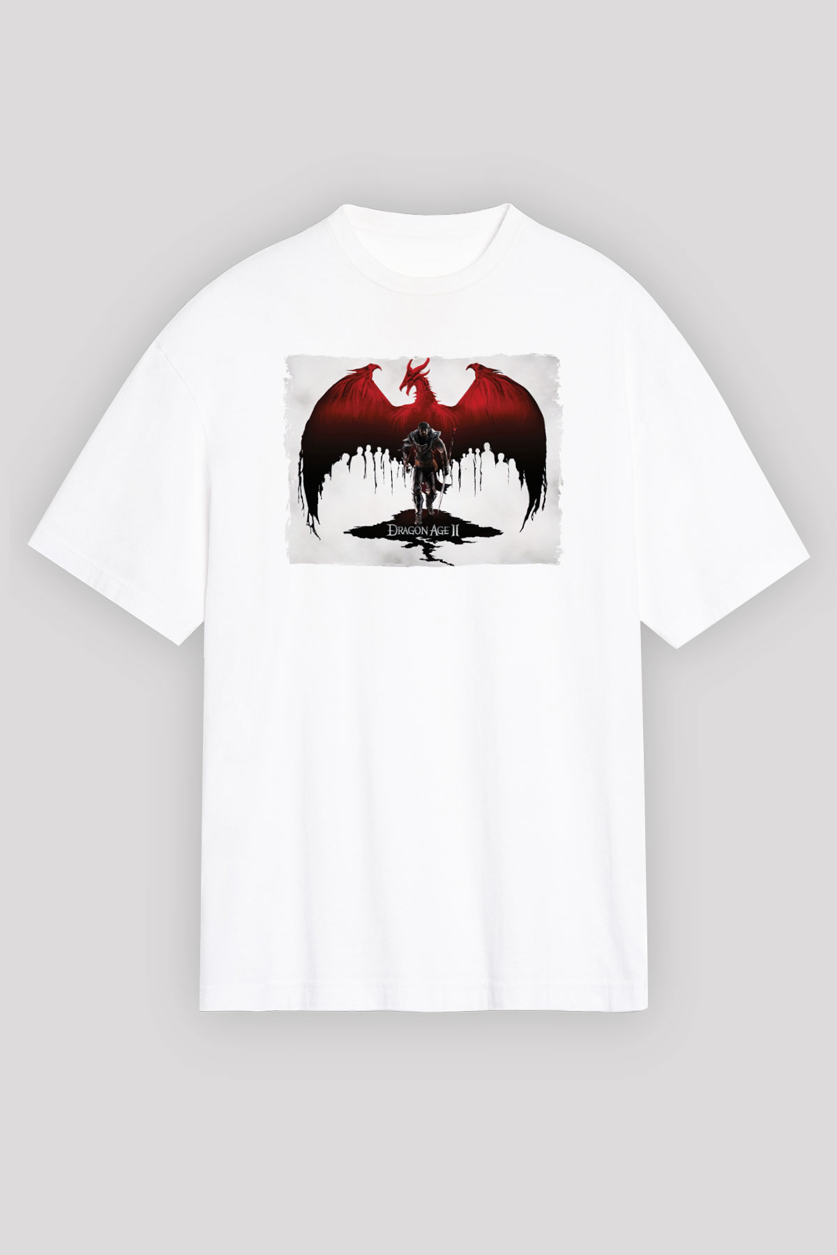 Dragon Age Beyaz Unisex Tişört T-Shirt