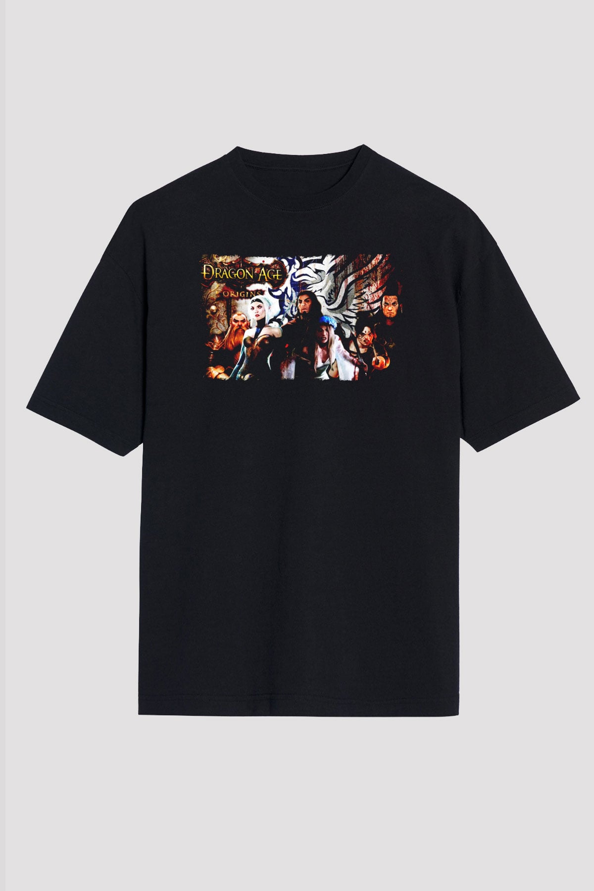 Dragon Age Siyah Unisex Tişört T-Shirt