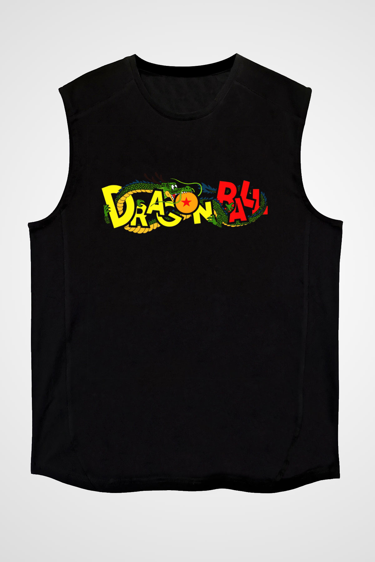 Dragonball Siyah Unisex Kolsuz Tişört