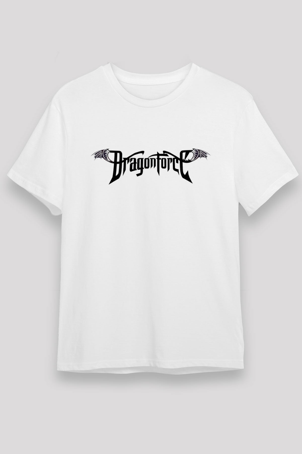 DragonForce Beyaz Unisex Tişört T-Shirt - TişörtFabrikası