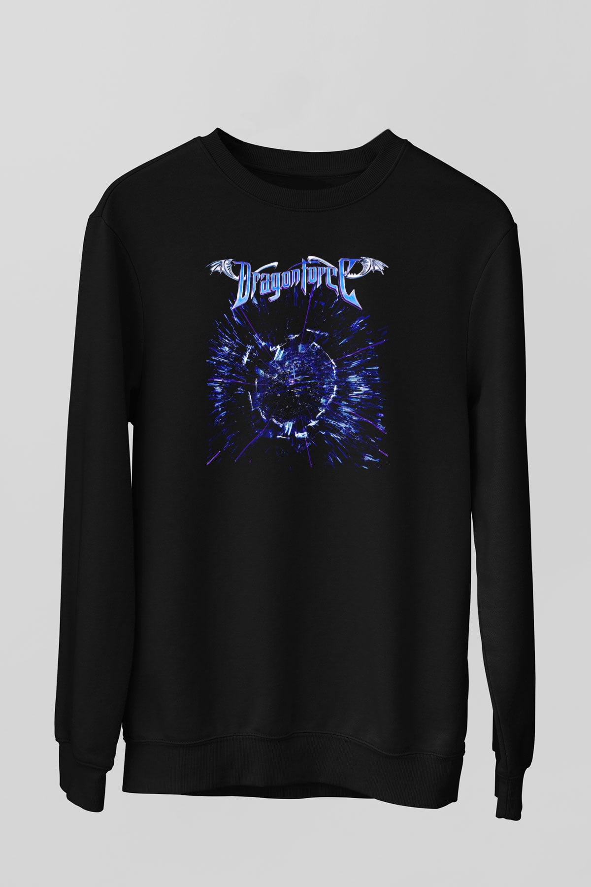 DragonForce Siyah Unisex Sweatshirt