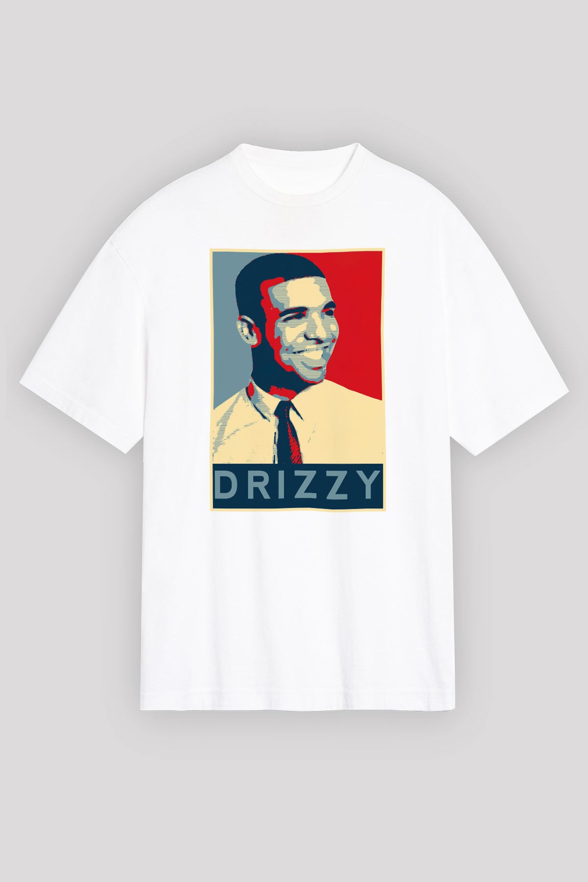 Drake Beyaz Unisex Oversize Tişört T-Shirt