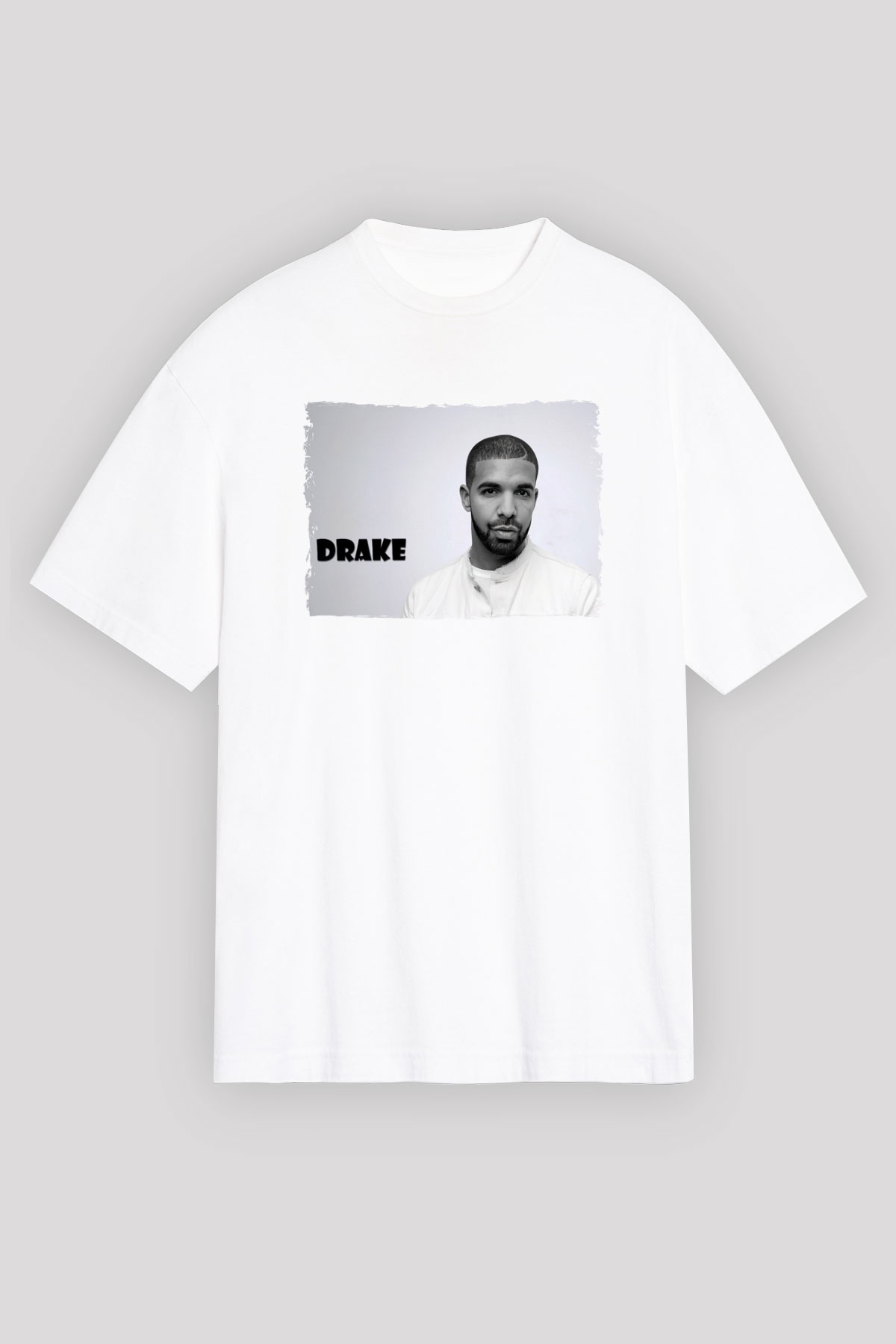 Drake Beyaz Unisex Tişört T-Shirt - TişörtFabrikası