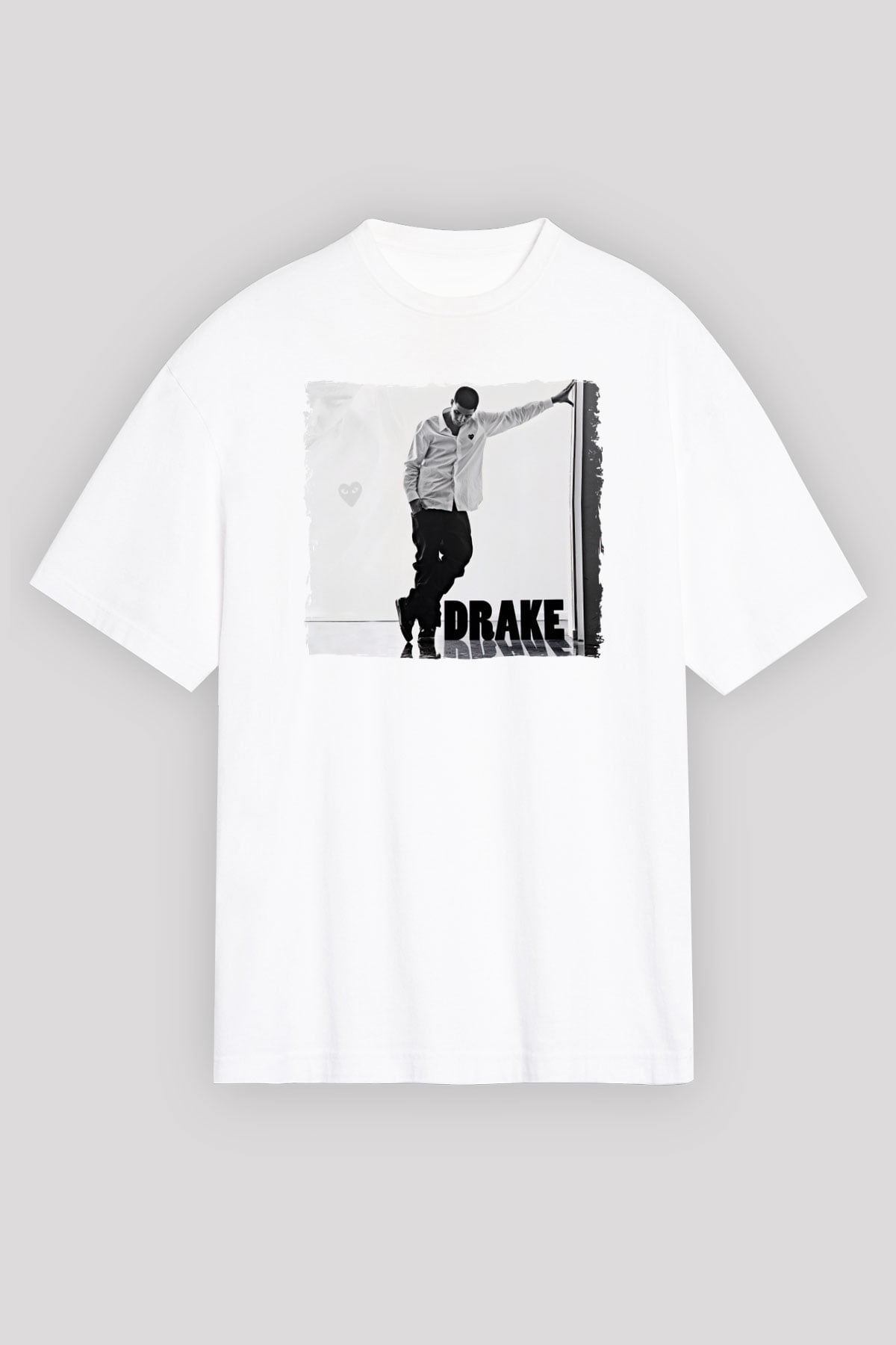 Drake Beyaz Unisex Tişört T-Shirt - TişörtFabrikası