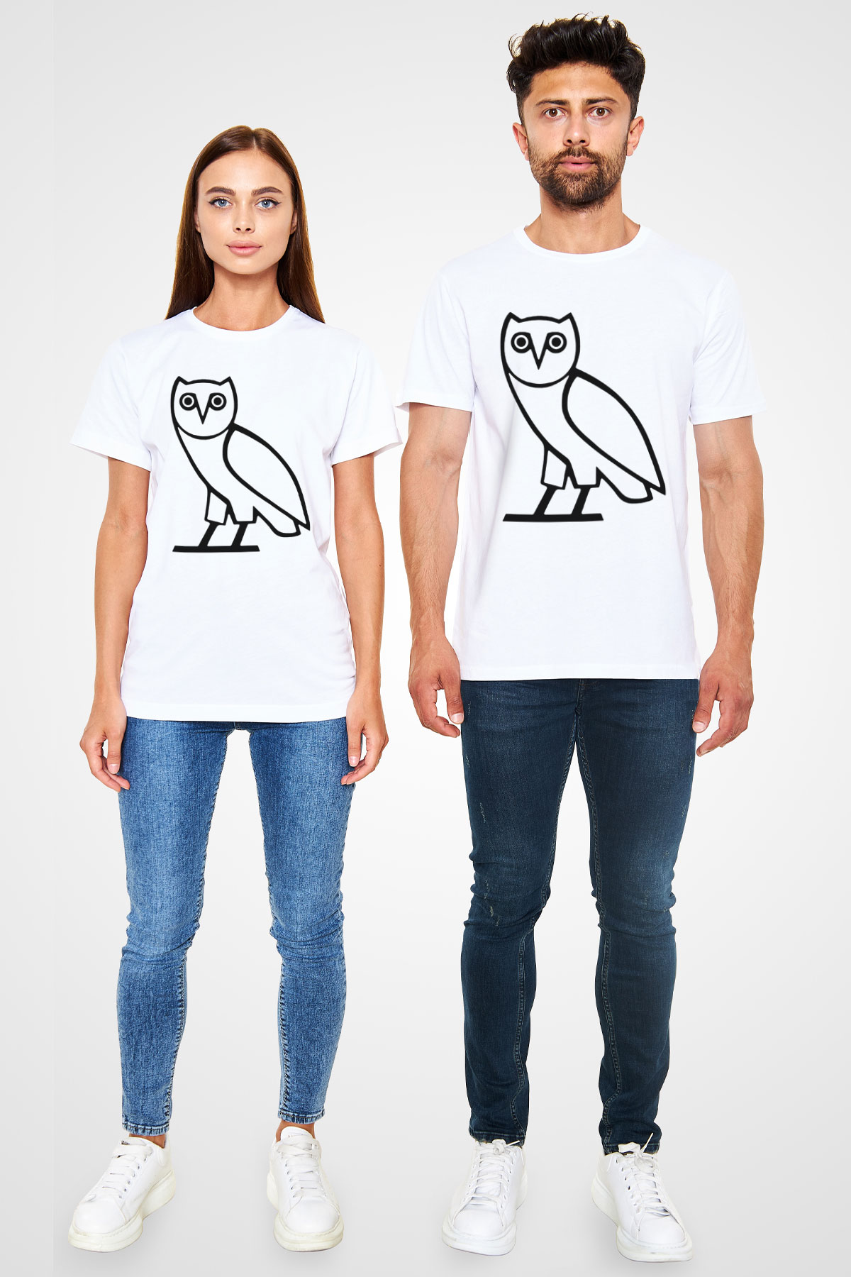 Drake Beyaz Unisex Tişört T-Shirt - TişörtFabrikası