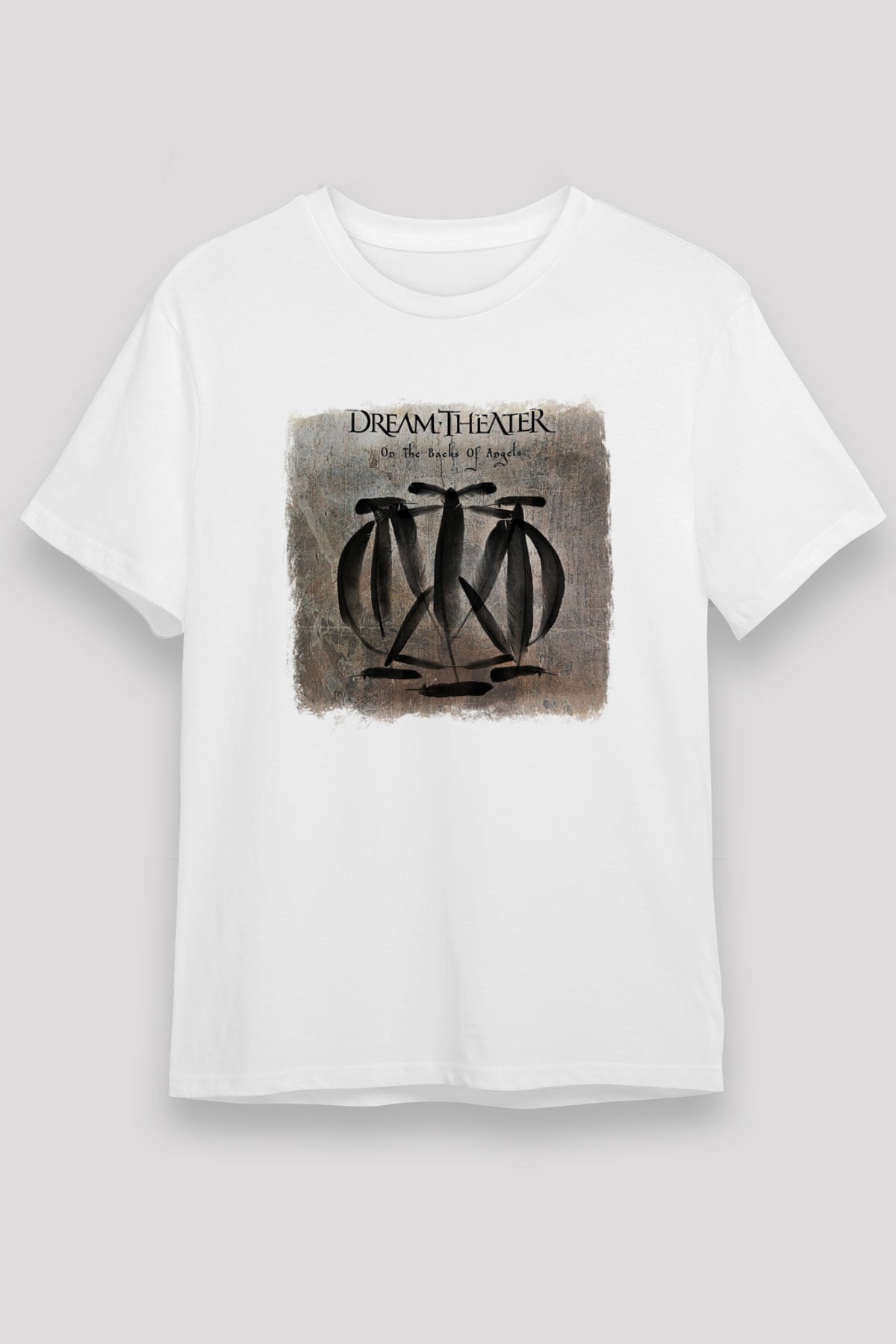 Dream Theater Baskılı Unisex Beyaz Tişört