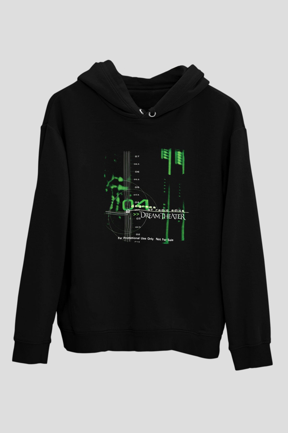 Dream Theater Baskılı Unisex Siyah Hoodie