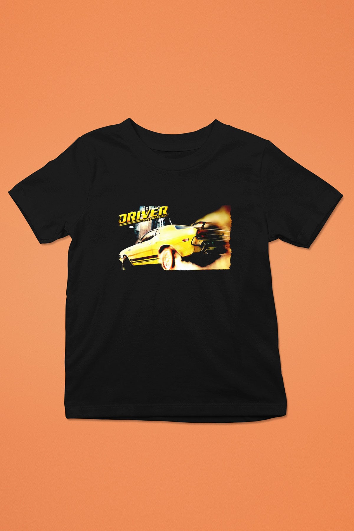 Driver Siyah Unisex Çocuk Tişört