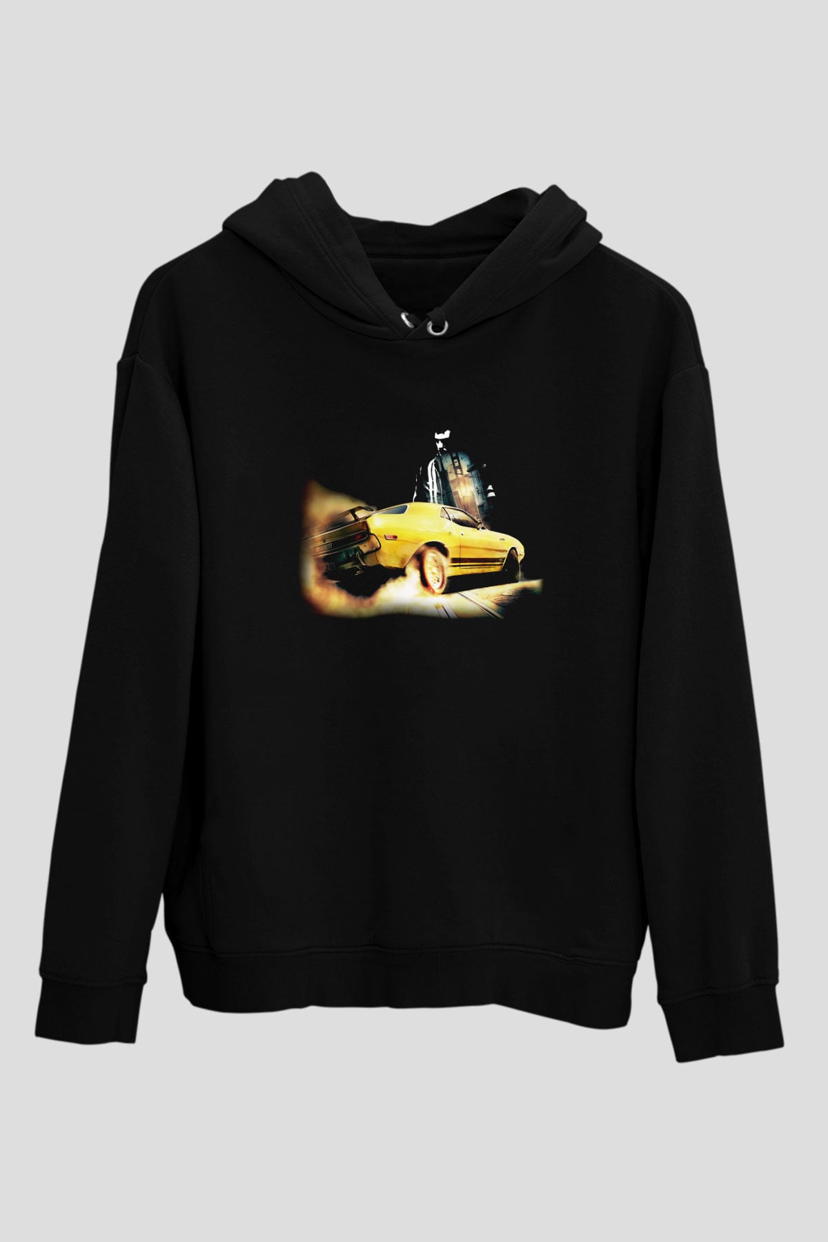 Driver Siyah Unisex Hoodie