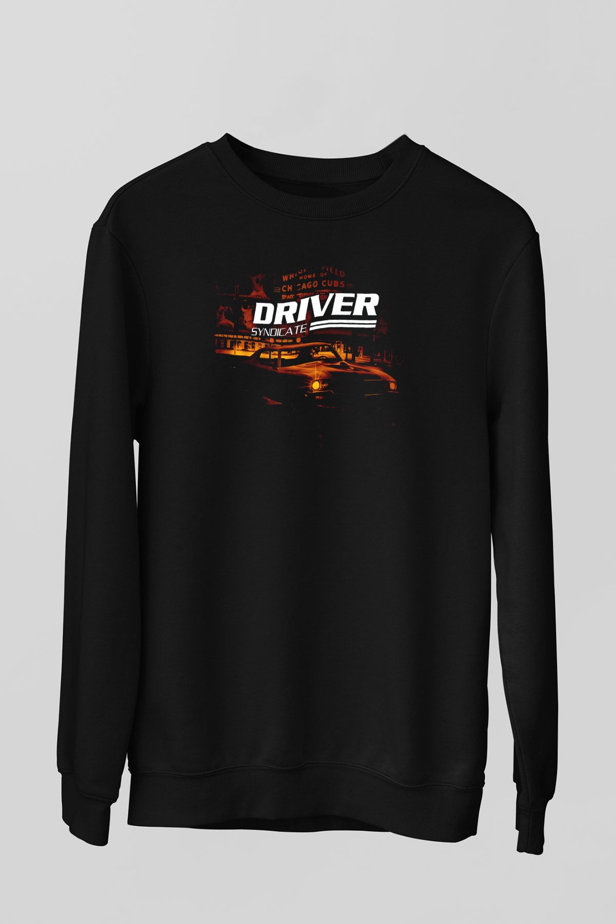 Driver Siyah Unisex Sweatshirt