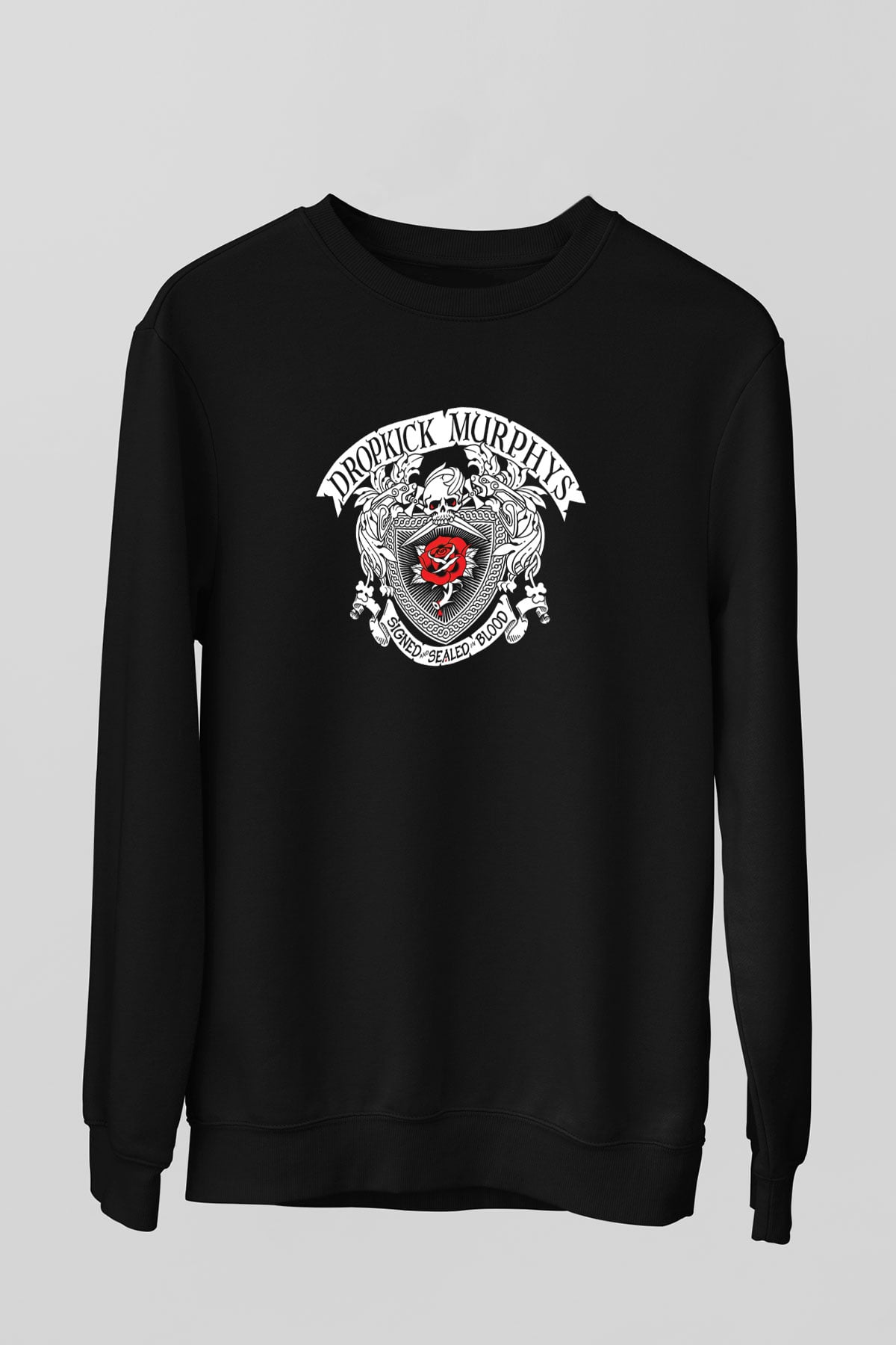 Dropkick Murphys Baskılı Unisex Siyah Sweatshirt
