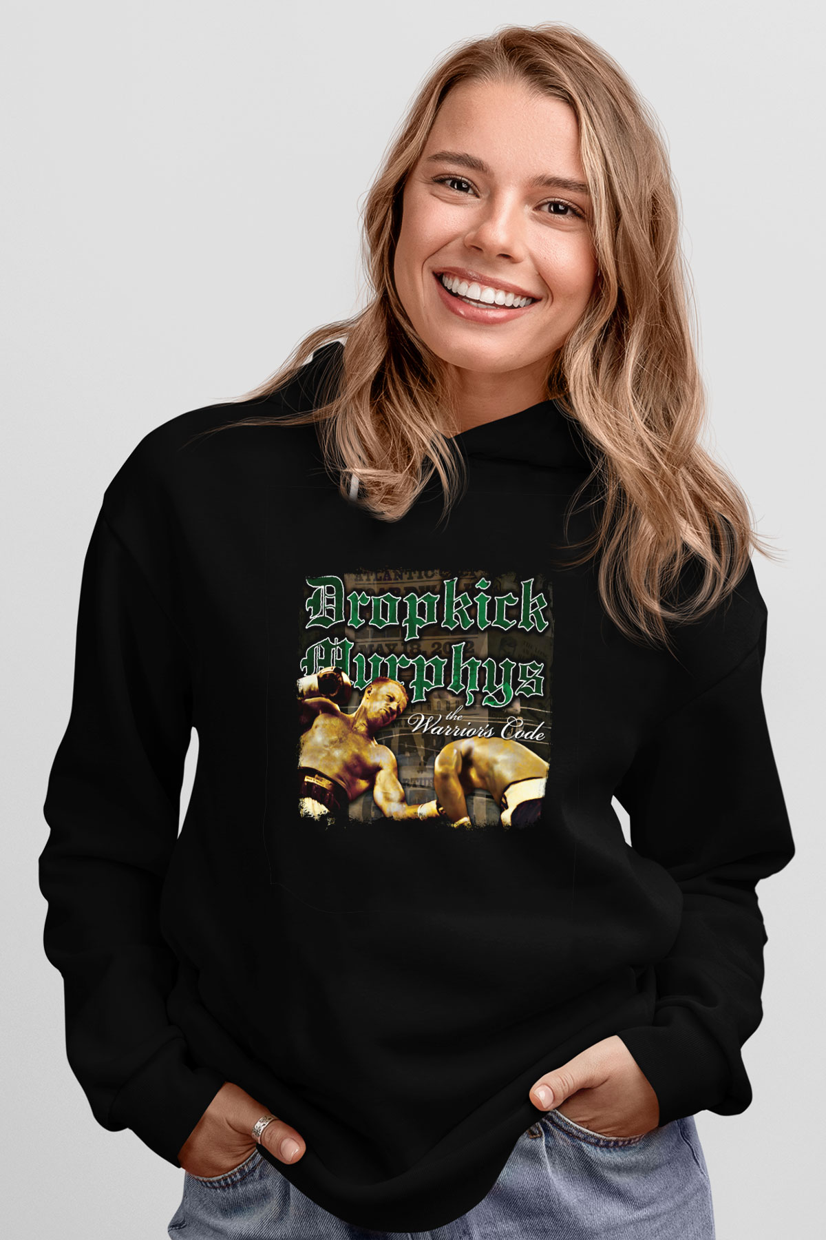 Dropkick Murphys Baskılı Unisex Siyah Hoodie